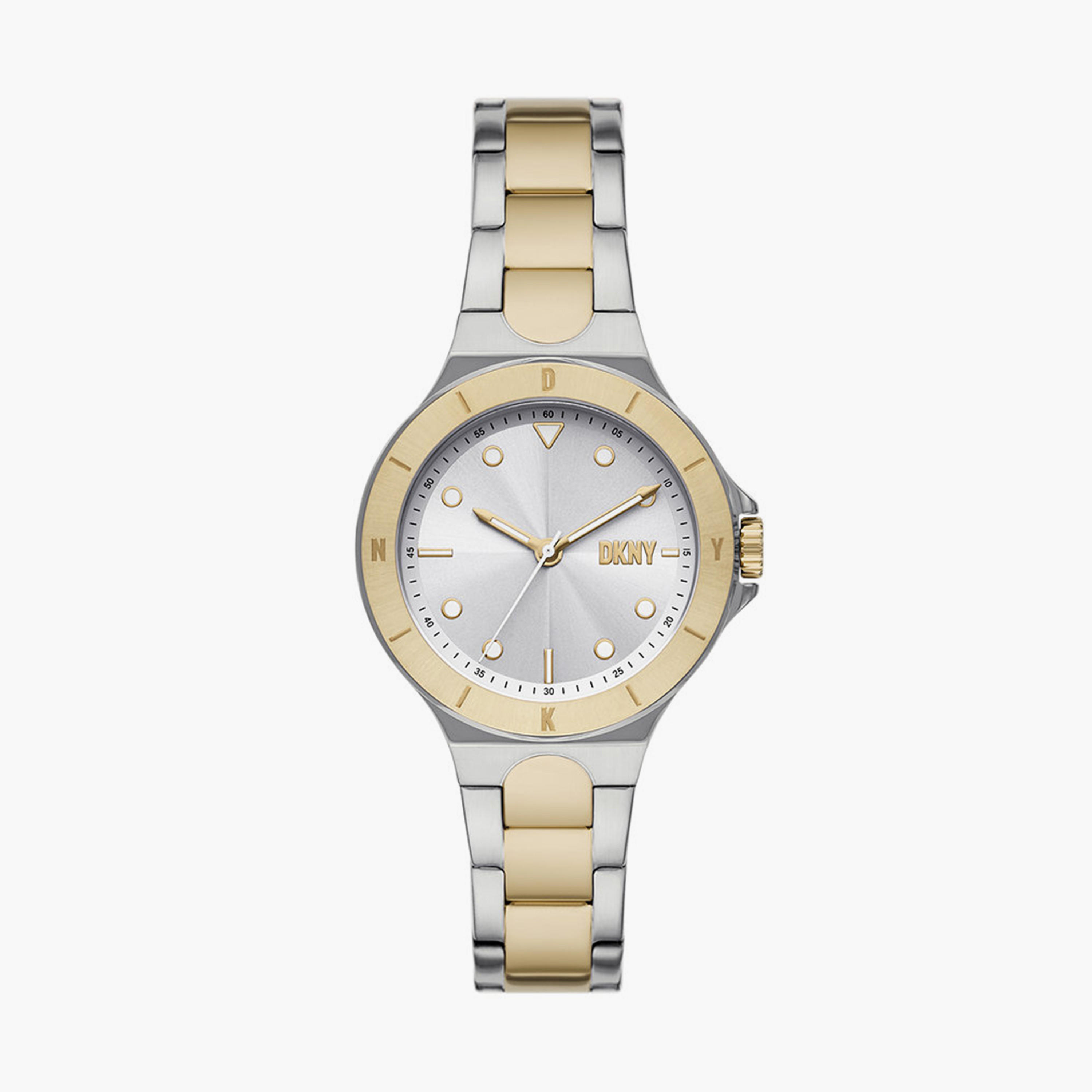 DKNY Women's 34MM Multicolour Analog Stainless Steel Strap Watch | NY6666-women-watchesandjewellery-watches-image-1