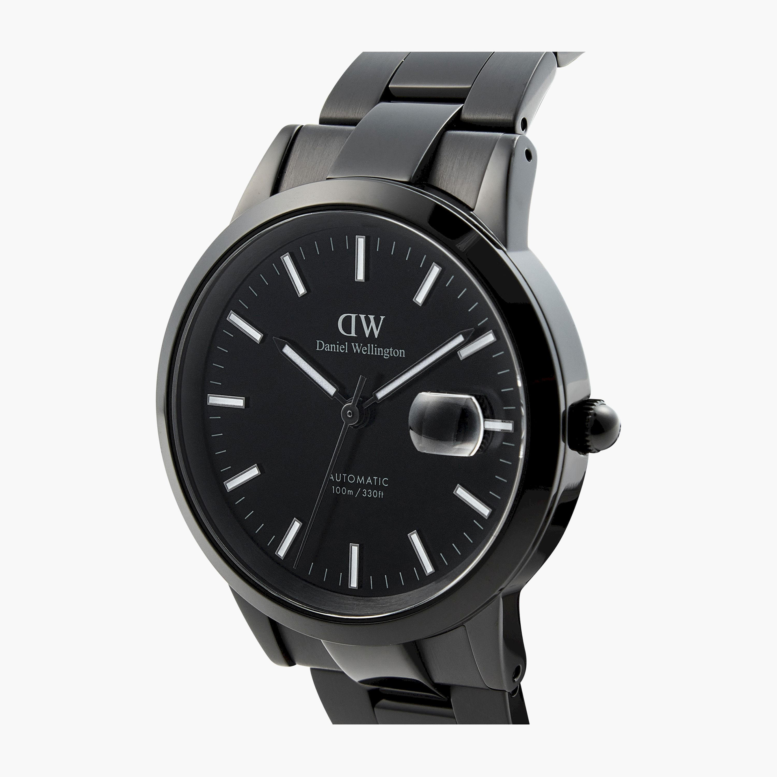 Daniel Welington Men's 40MM Black Analog Stainless Steel Strap Watch | DW00100753-men-watchesandjewellery-watches-image-2