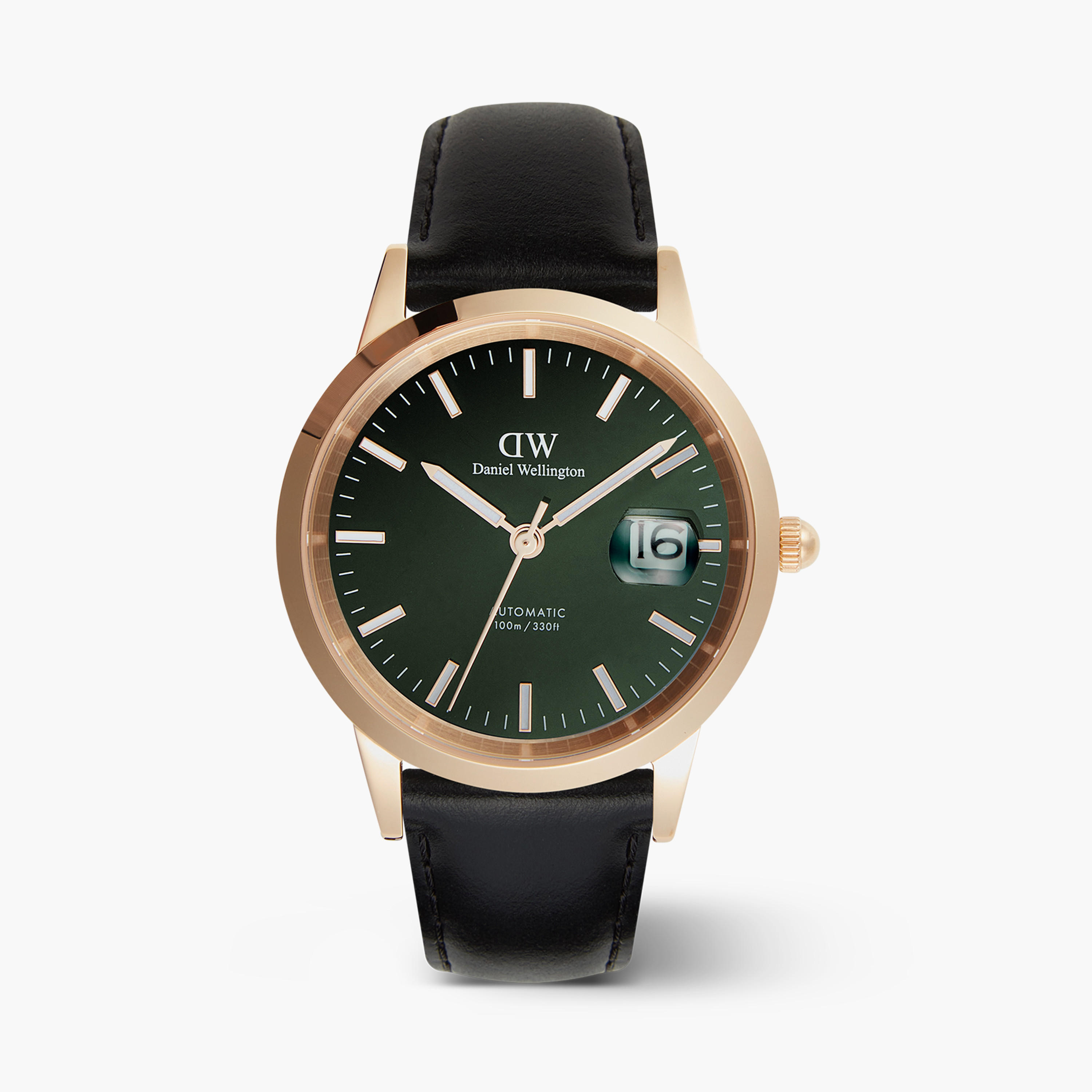Daniel Welington Men's 40MM Gold Analog Leather Strap Watch | DW00100757-men-watchesandjewellery-watches-image-1