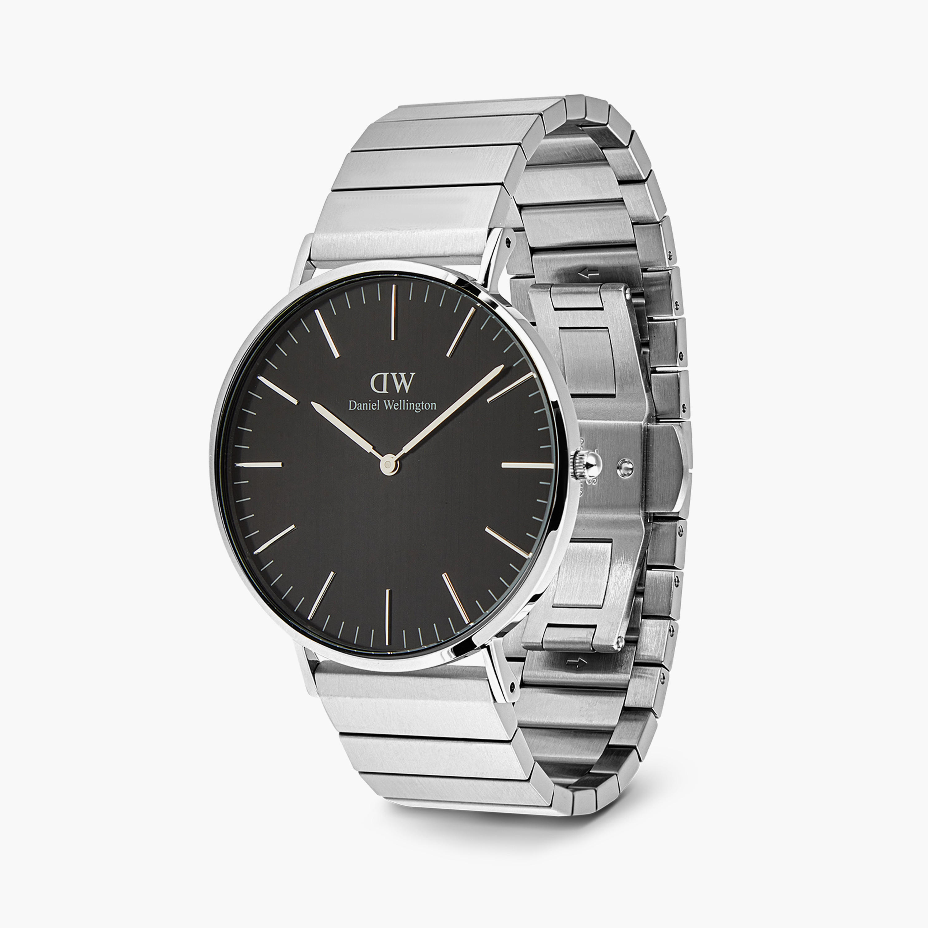Daniel Welington Men's 40MM Silver Analog Stainless Steel Strap Watch | DW00100774-men-watchesandjewellery-watches-image-4