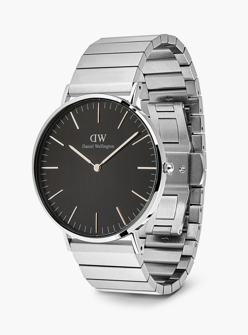 Daniel Welington Men's 40MM Silver Analog Stainless Steel Strap Watch | DW00100774-men-watchesandjewellery-watches-image-4