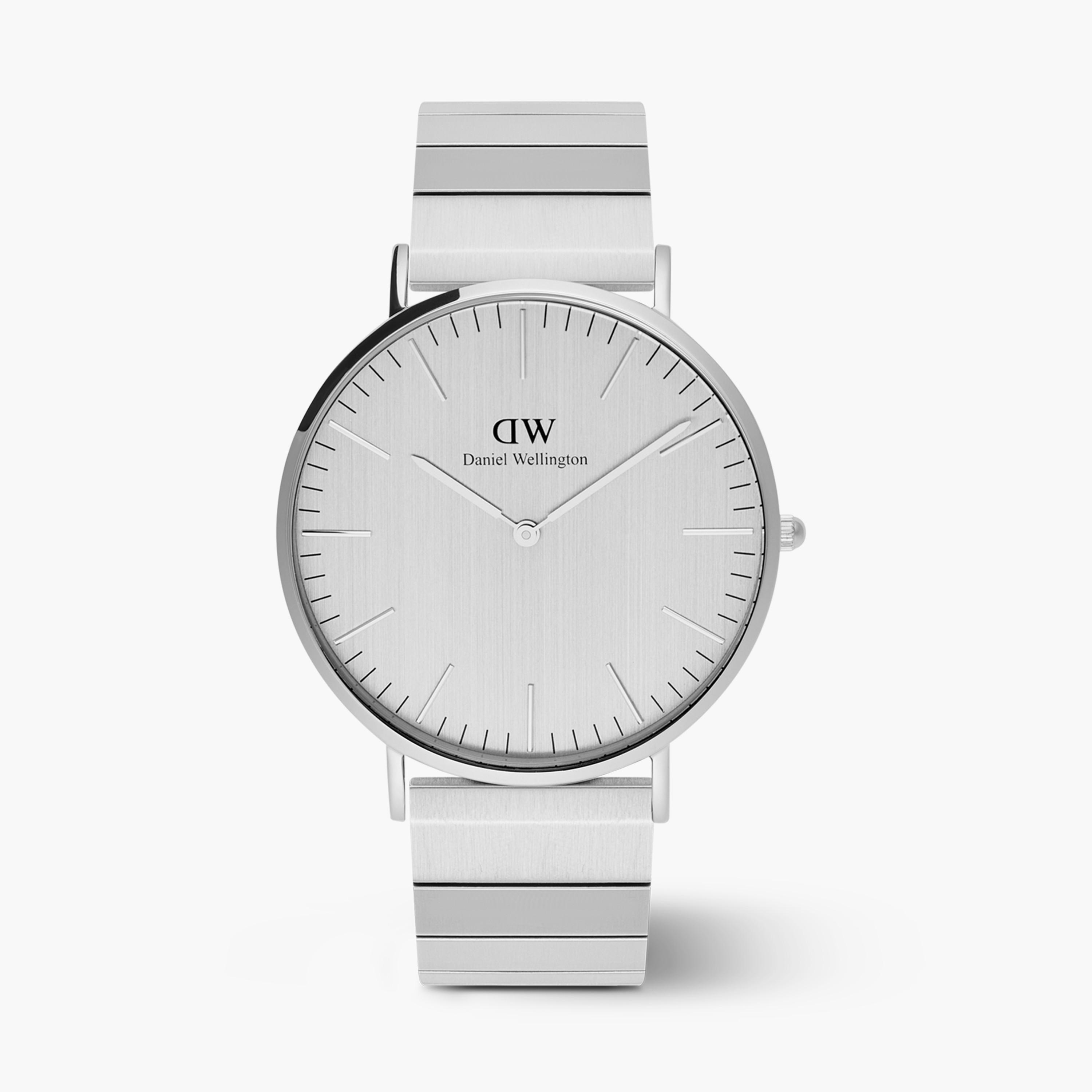 دانييل ويلينغتون- ساعة كوارتز للرجال لون فضي 40مم | DW00100775-men-watchesandjewellery-watches-image-1
