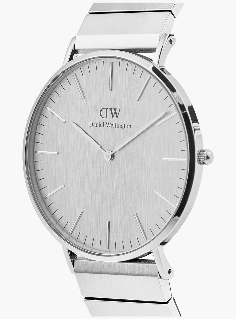 Daniel Welington Men's 40MM Silver Analog Stainless Steel Strap Watch | DW00100775-men-watchesandjewellery-watches-image-2