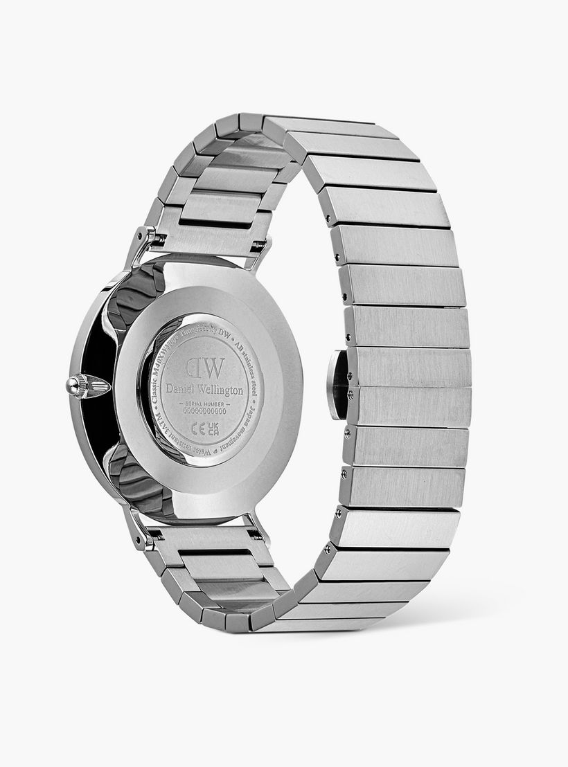 Daniel Welington Men's 40MM Silver Analog Stainless Steel Strap Watch | DW00100776-men-watchesandjewellery-watches-image-3