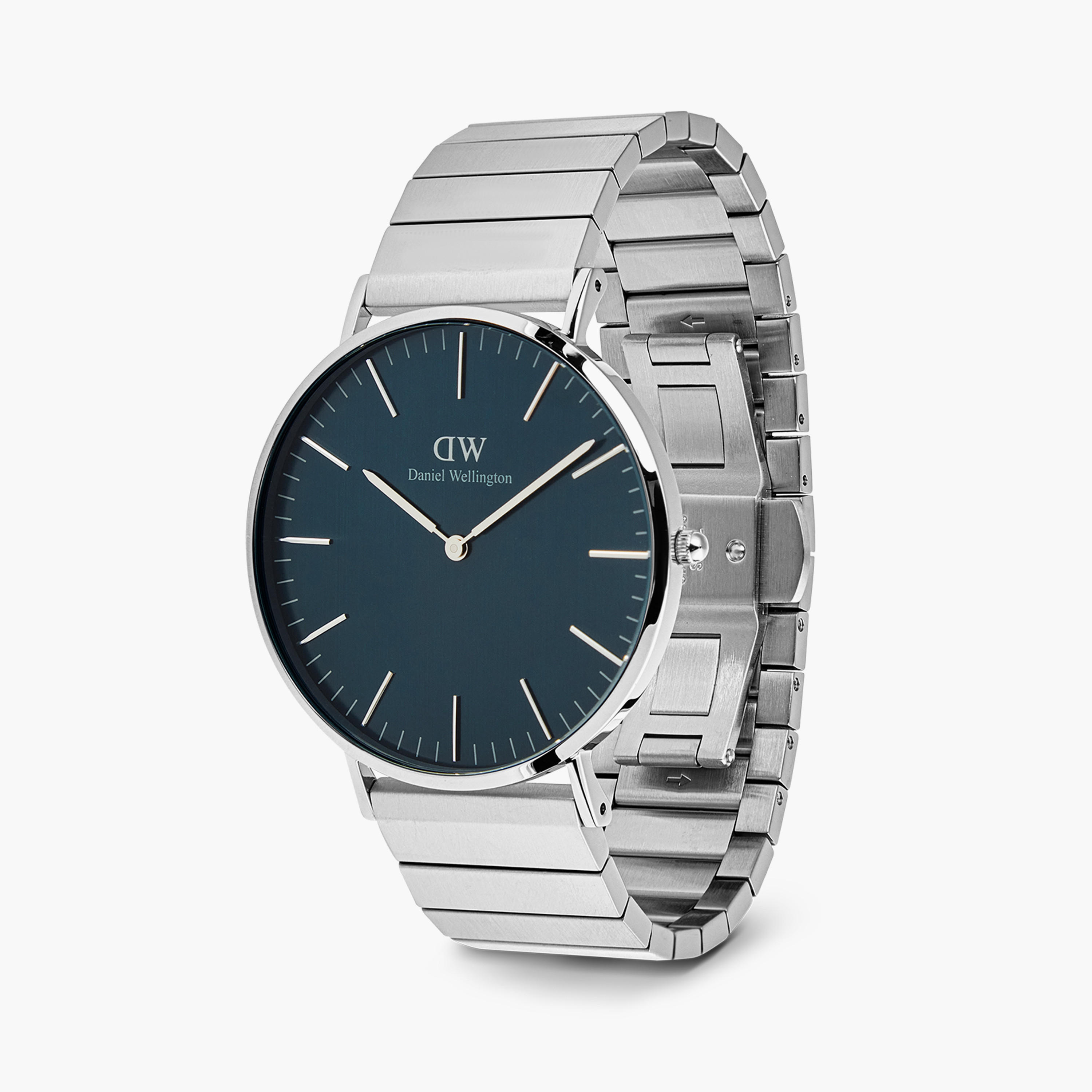 Daniel Welington Men's 40MM Silver Analog Stainless Steel Strap Watch | DW00100776-men-watchesandjewellery-watches-image-4