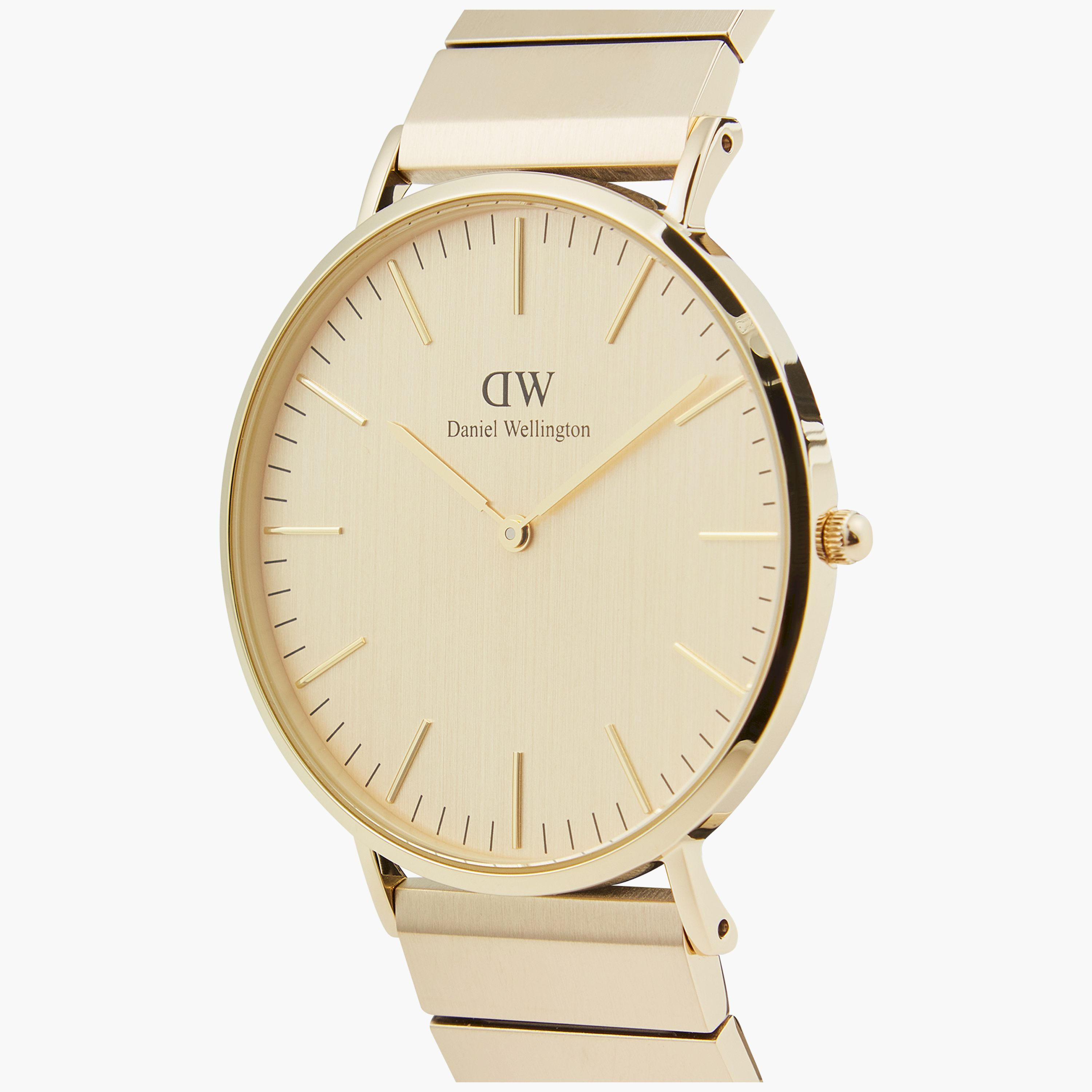 Daniel Welington Men's 40MM Gold Analog Stainless Steel Strap Watch | DW00100779-men-watchesandjewellery-watches-image-2