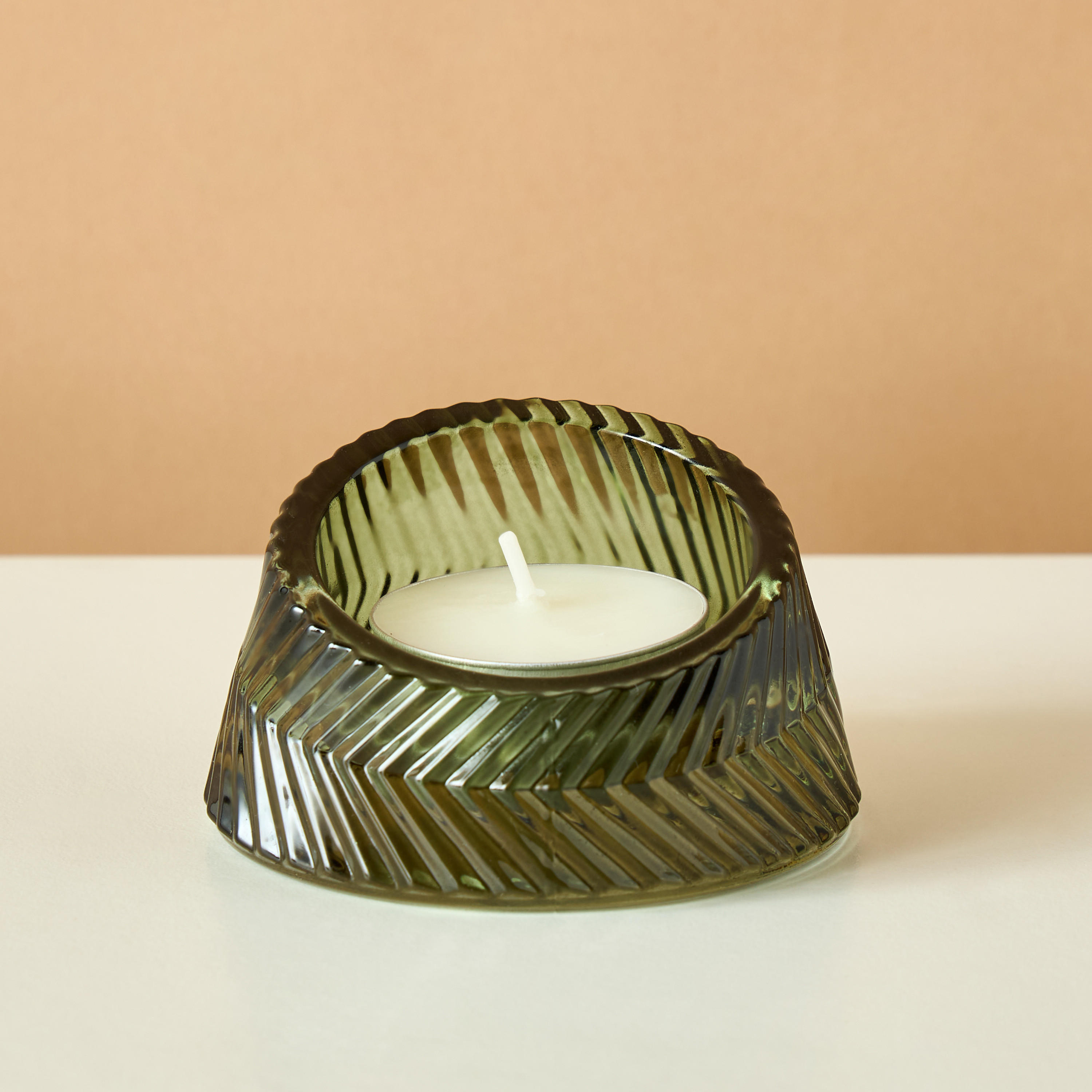 Textured Glass Tealight Candleholder - Set of 2-household-homefragrance-candles-image-3