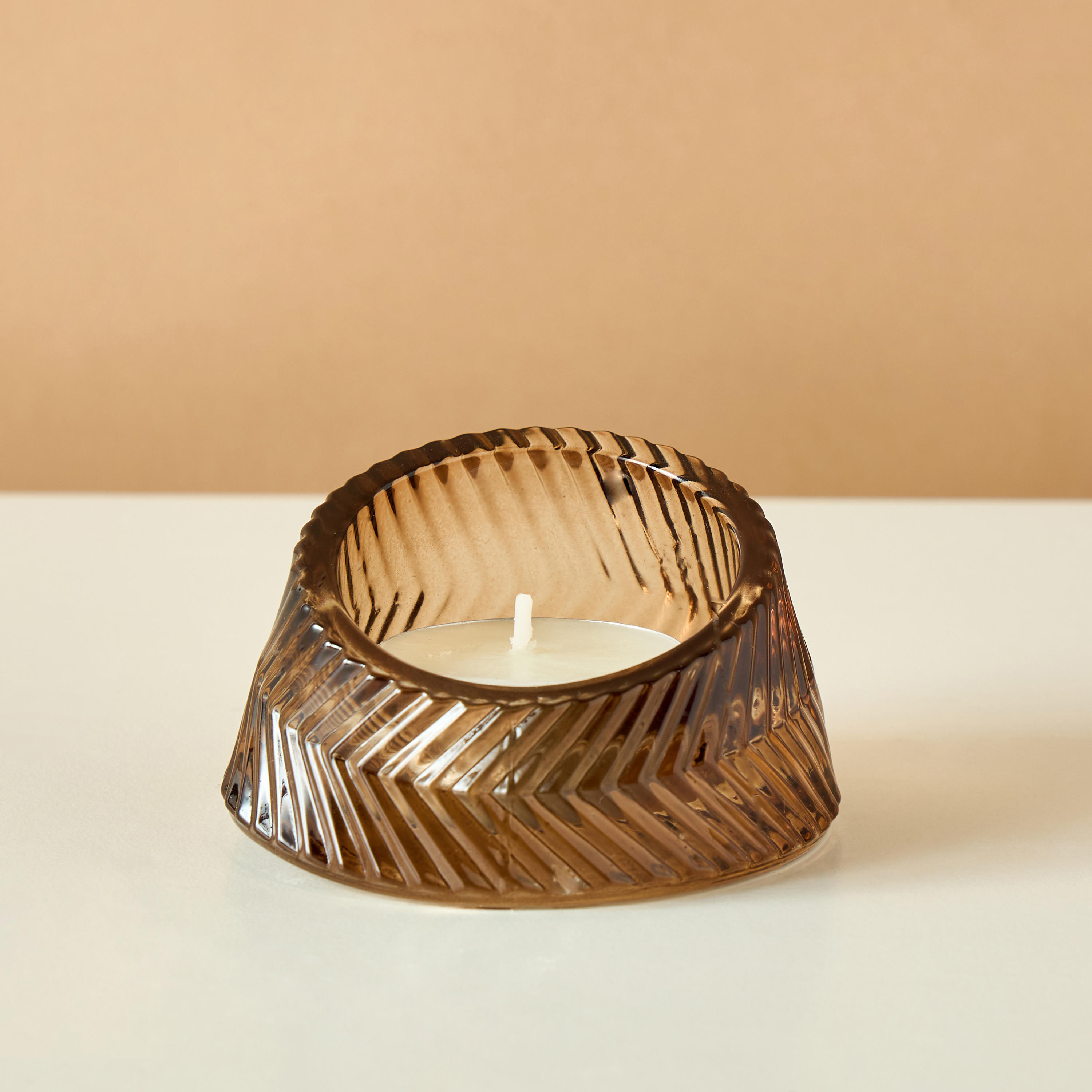 Textured Glass Tealight Candleholder - Set of 2-household-homefragrance-candles-image-3