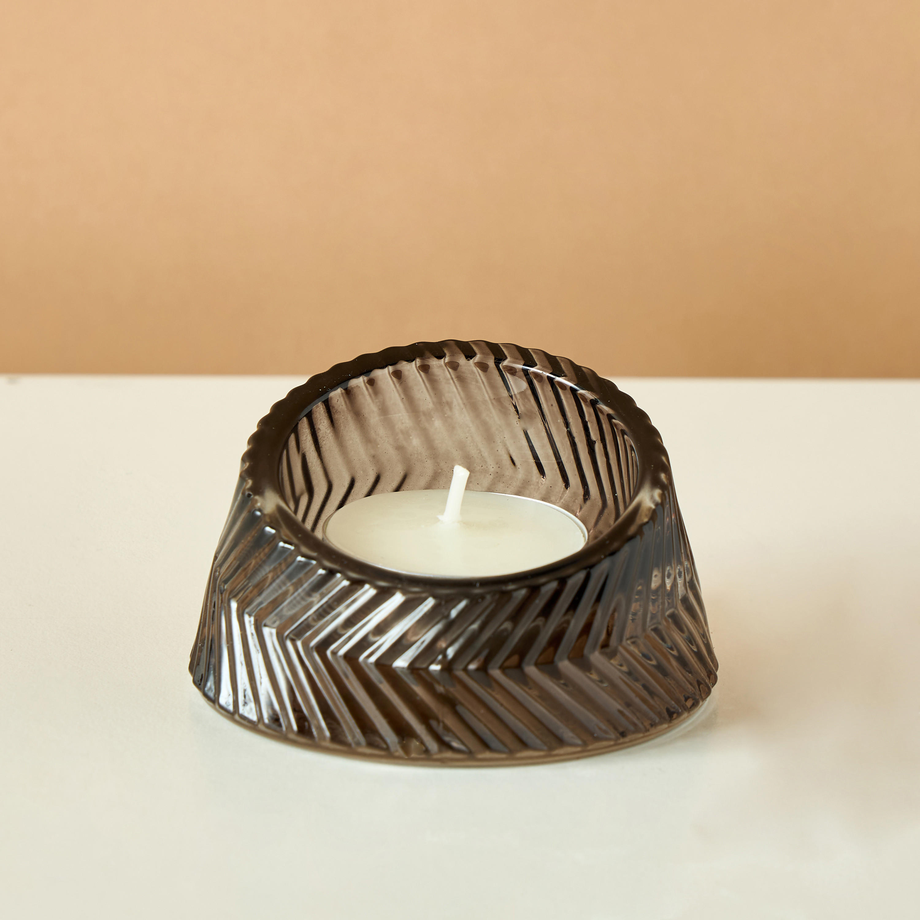 Textured Glass Tealight Candleholder - Set of 2-household-homefragrance-candles-image-3