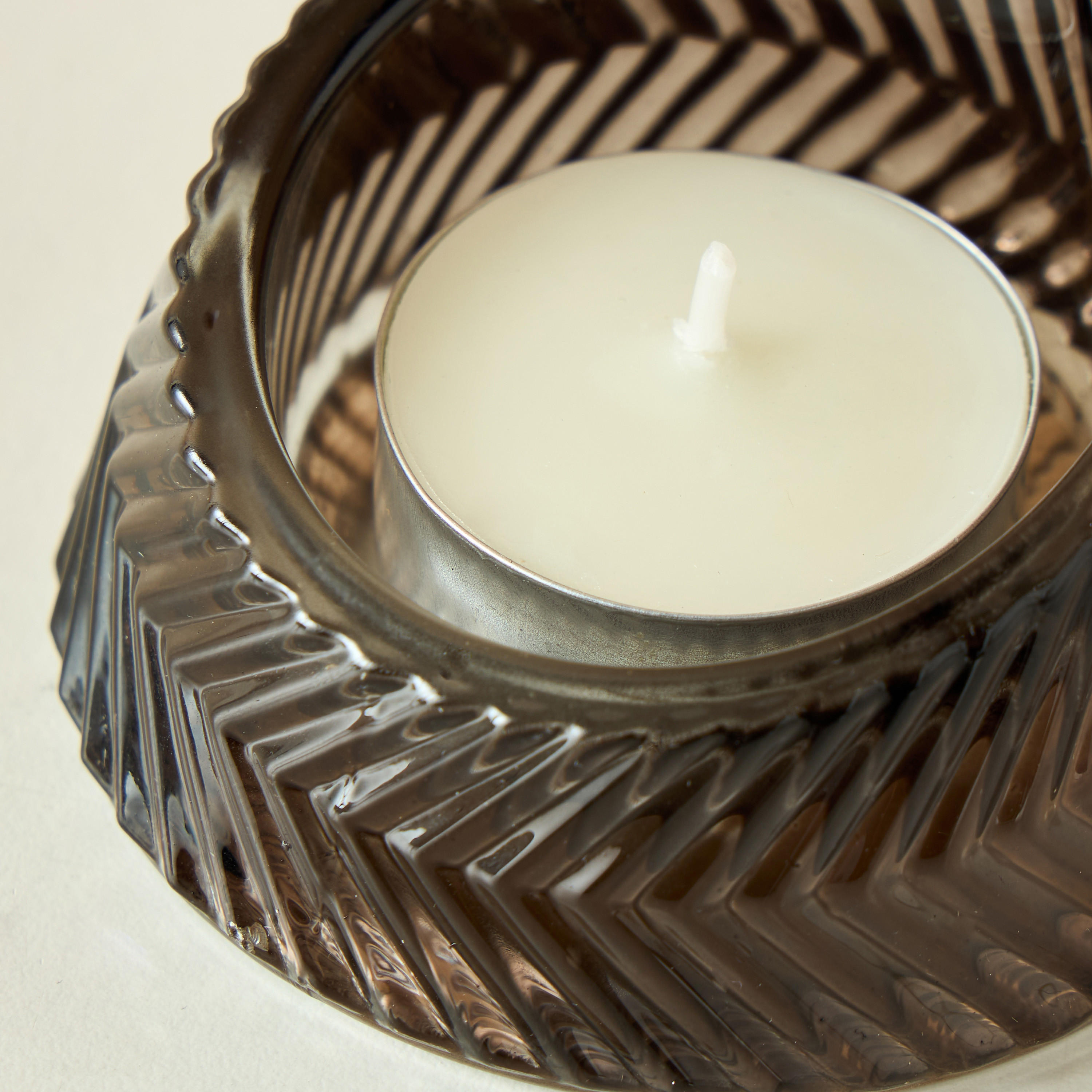 Textured Glass Tealight Candleholder - Set of 2-household-homefragrance-candles-image-5