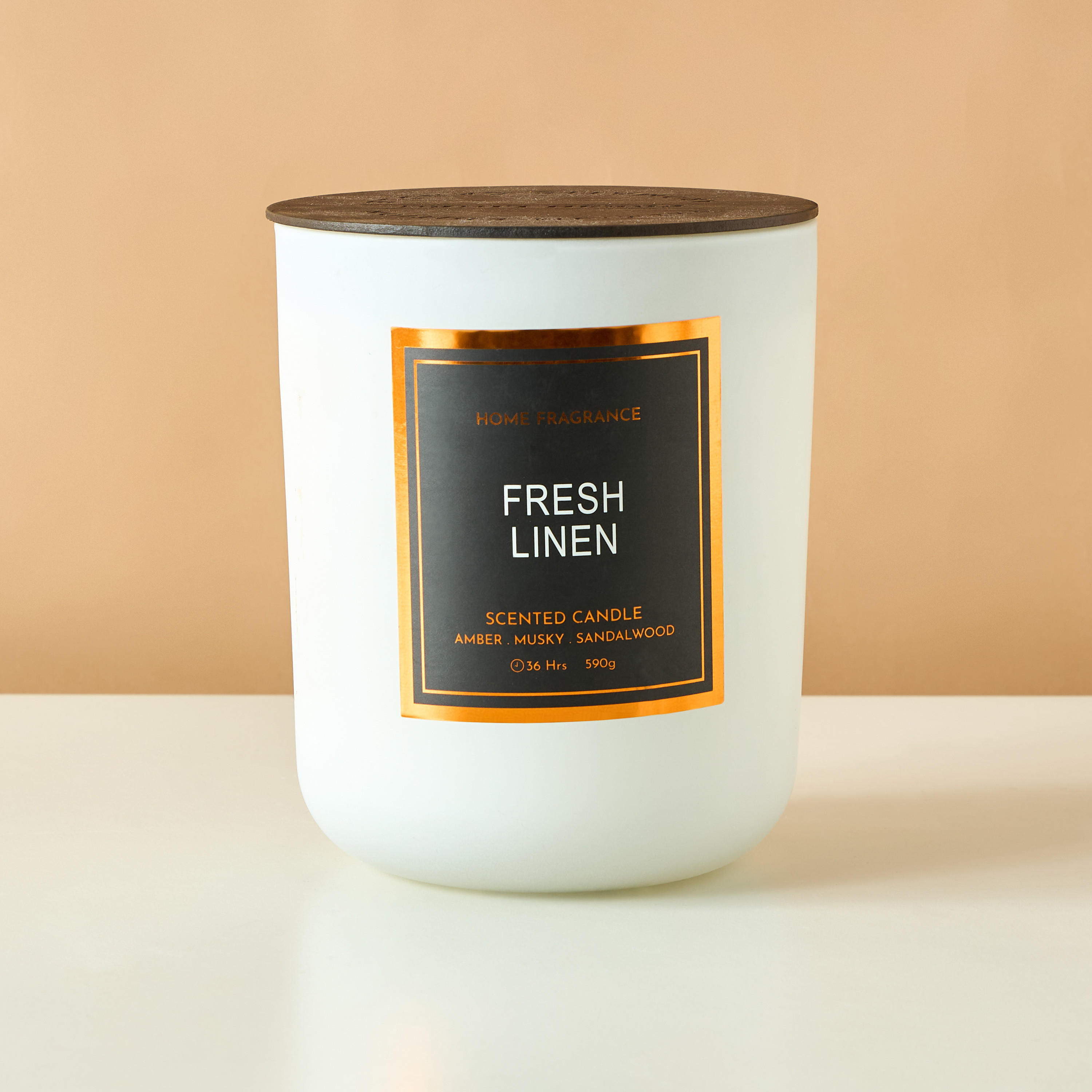 Elegance Matt  Lavender Fleur Scented Glass Jar Candle - 590 gms-household-homefragrance-candles-image-2