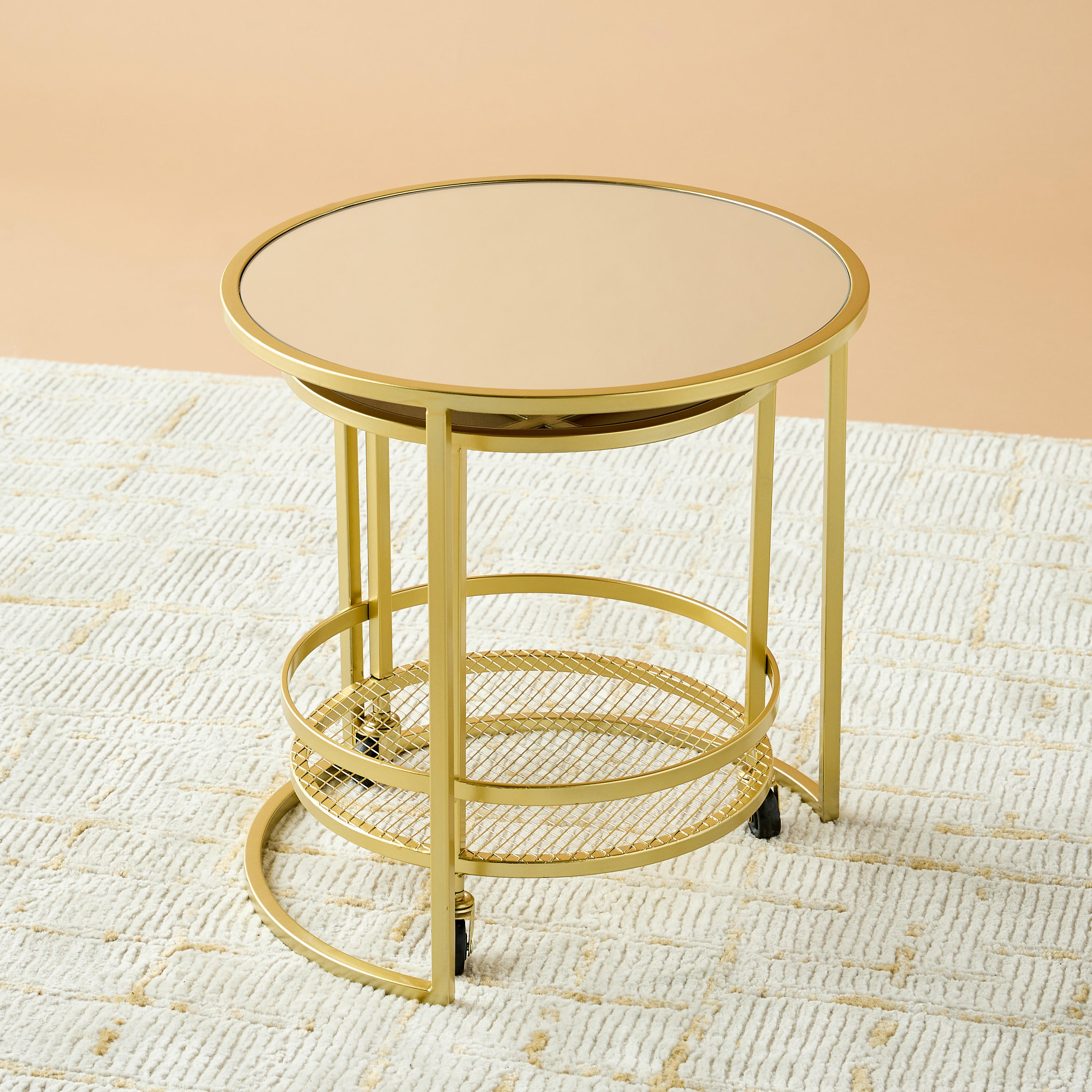 Mirror Top Side Table - Set of 2-furniture-livingroom-sideandendtables-image-3