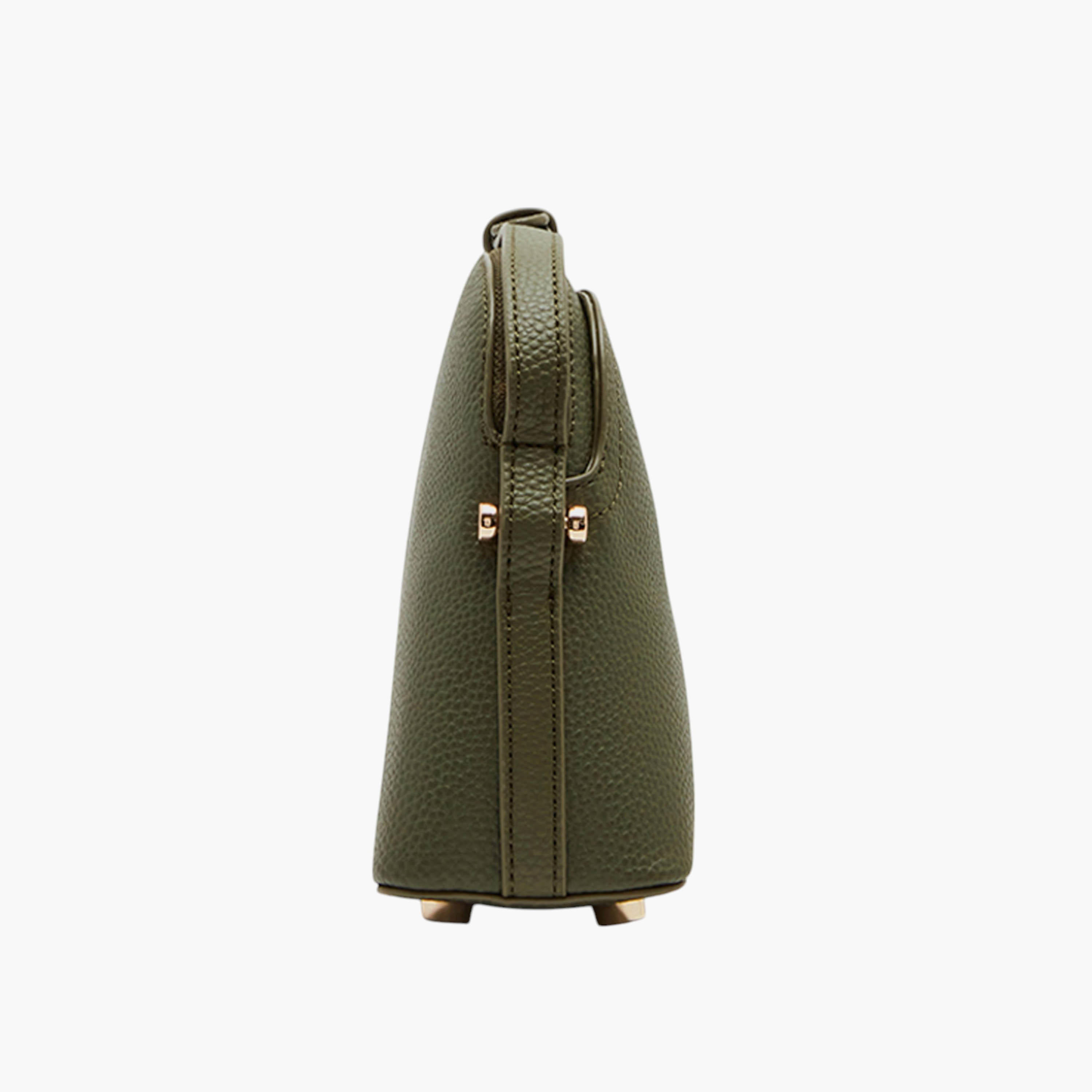 شنطة كروس بودي بارزة الملمس مع حزام قابل للتعديل وسحاب إغلاق من آن كلاين-women-bagsandwallets-handbags-image-4