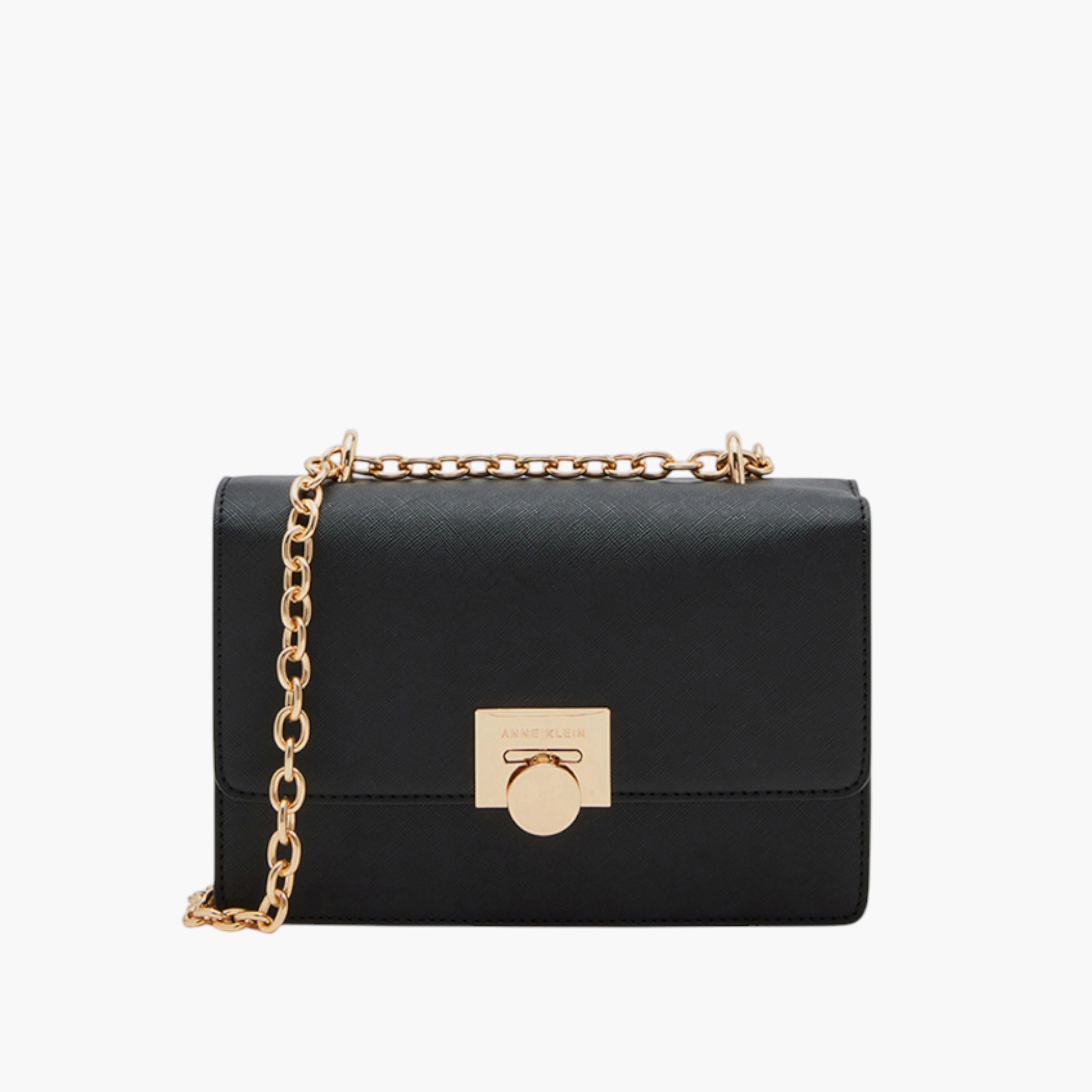 شنطة كروس بودي سادة بحزام سلسلة من آن كلاين-women-bagsandwallets-handbags-image-1