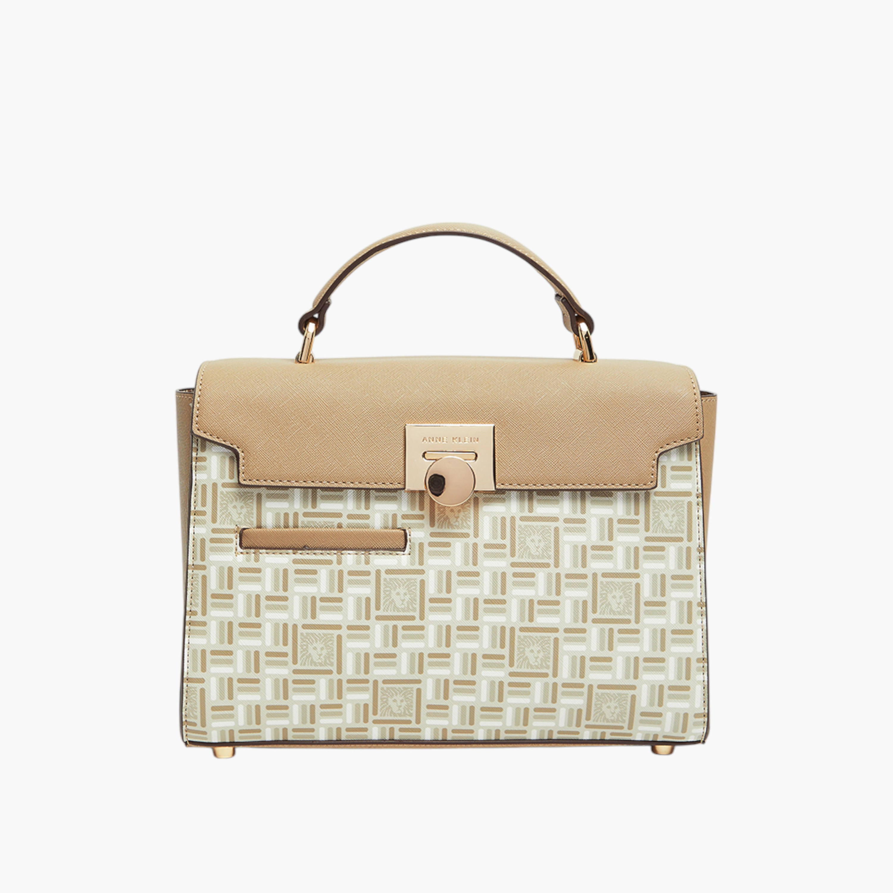 شنطة كروس بودي بارزة الملمس بطية إغلاق وحزام قابل للتعديل من آن كلاين-women-bagsandwallets-handbags-image-2