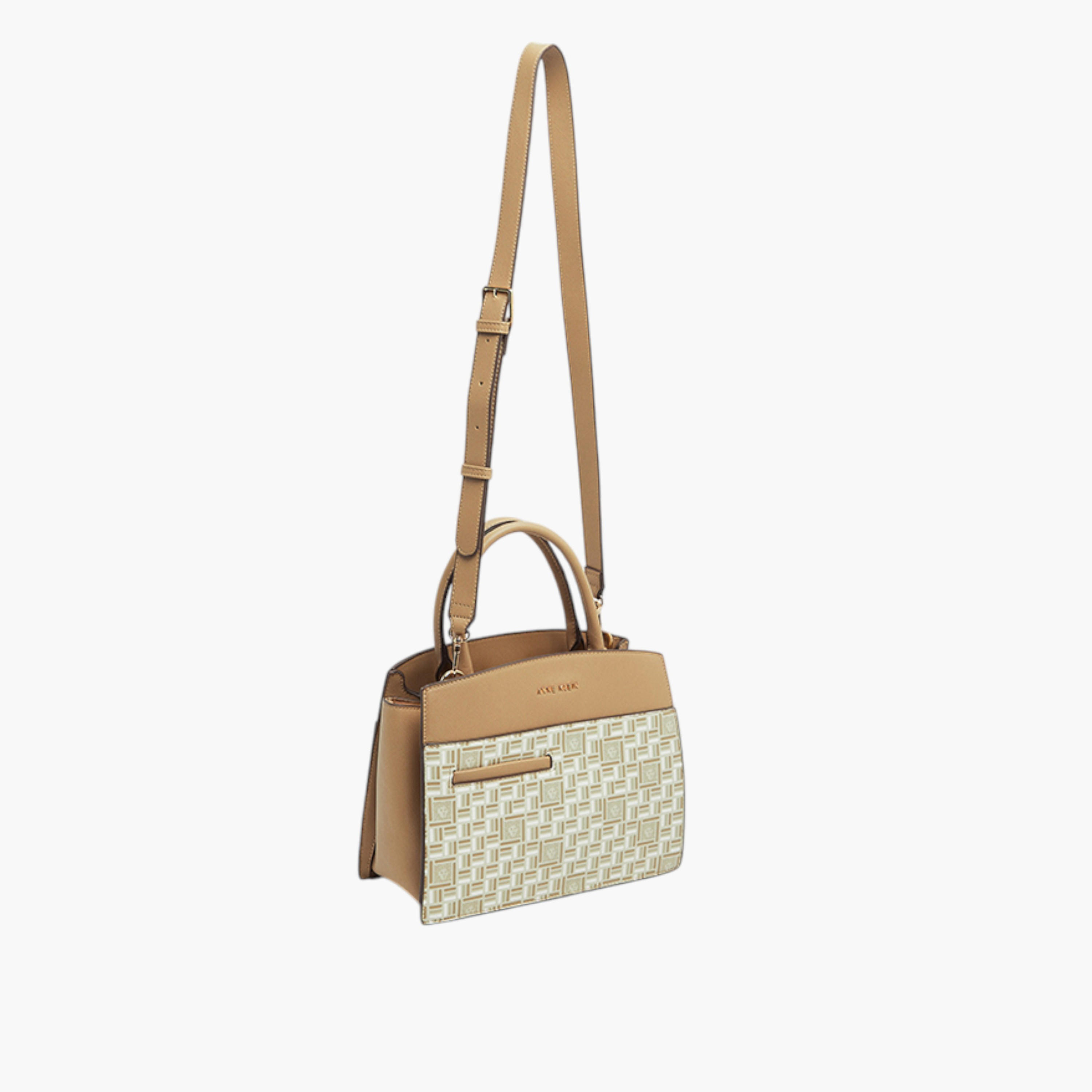 شنطة توتي بسحاب إغلاق وحزام قابل للفصل وطبعات من آن كلاين-women-bagsandwallets-handbags-image-4
