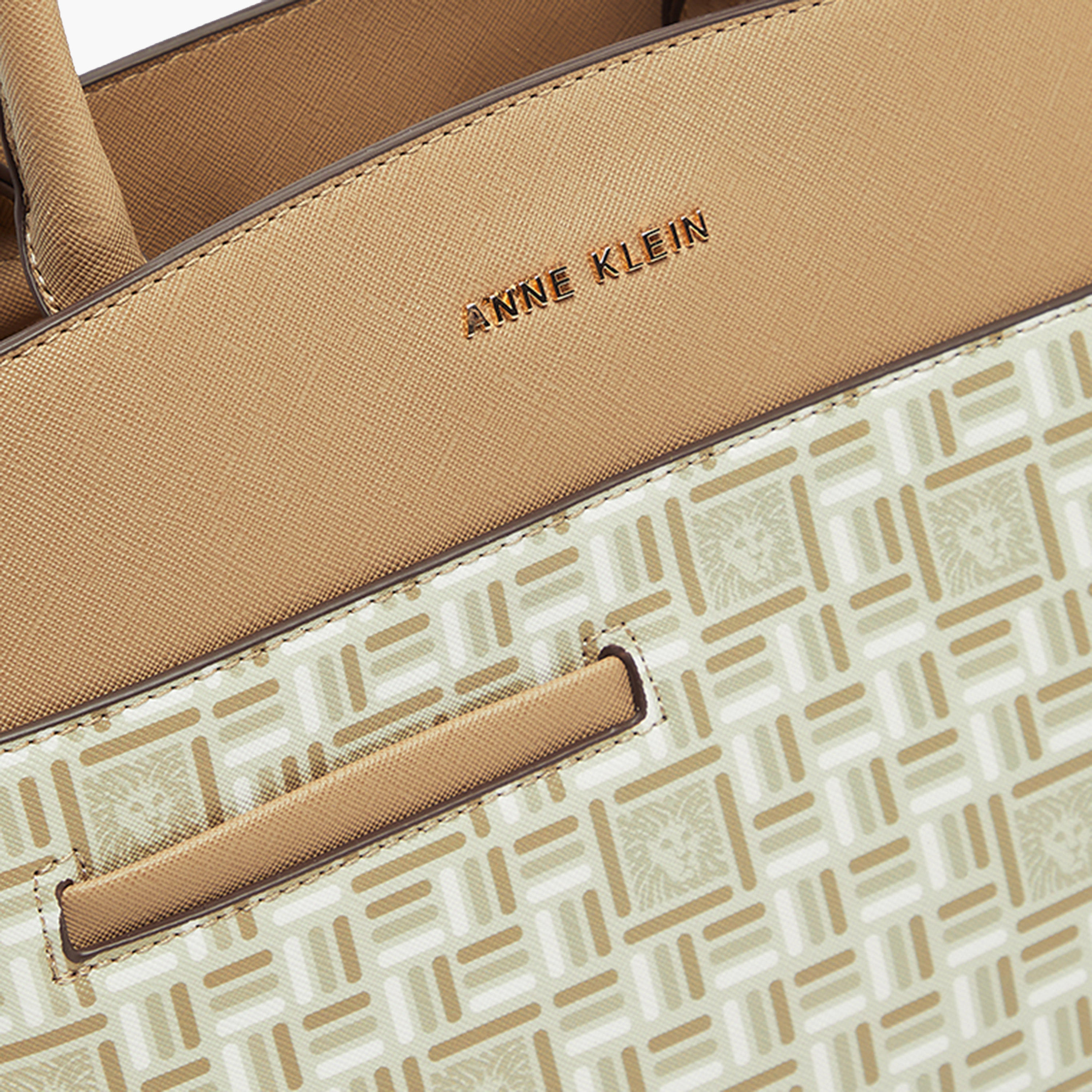 Anne Klein Printed Tote Bag with Zip Closure and Detachable Strap-women-bagsandwallets-handbags-image-5