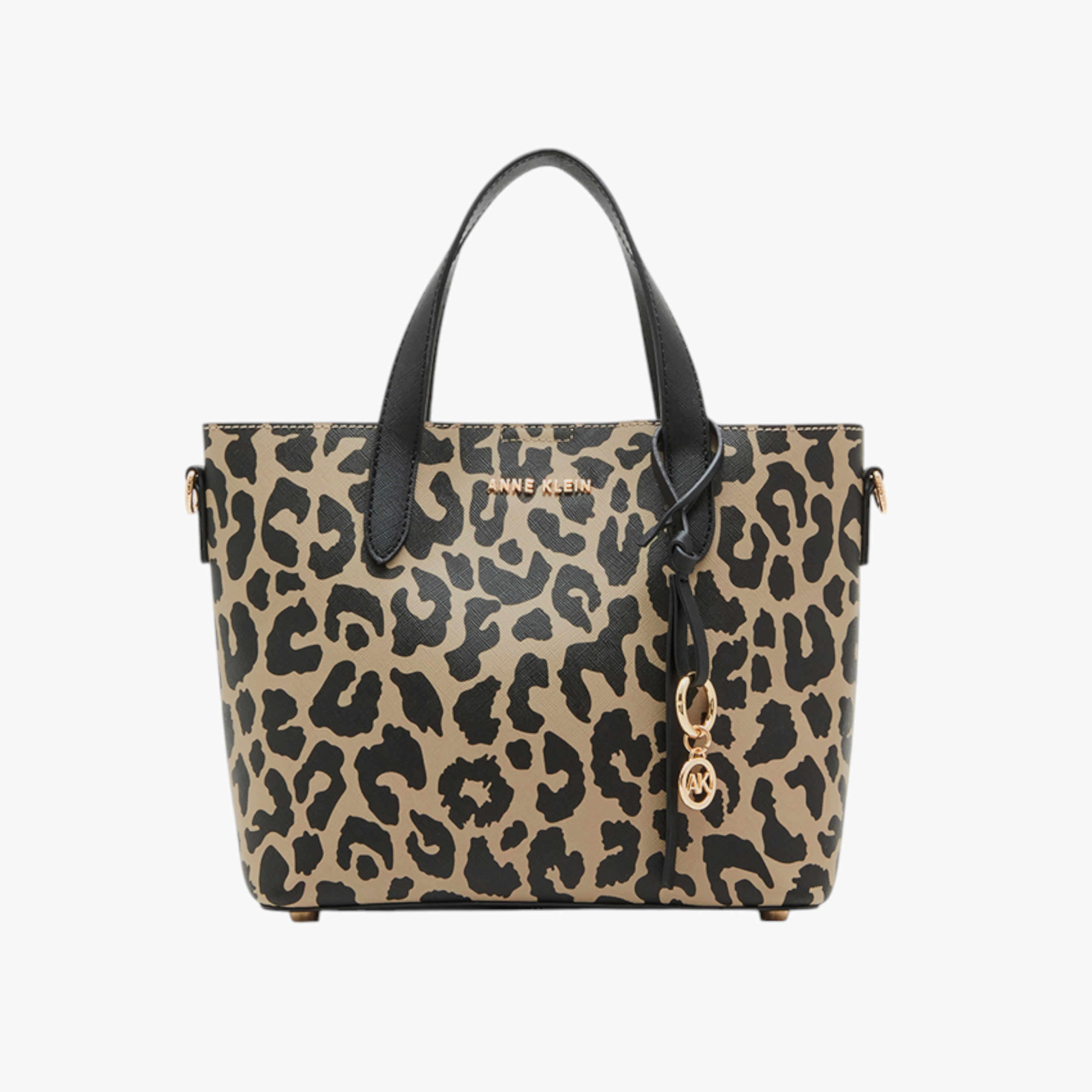 شنطة توتي بزر إغلاق وطبعات حيوانات من آن كلاين-women-bagsandwallets-handbags-image-1
