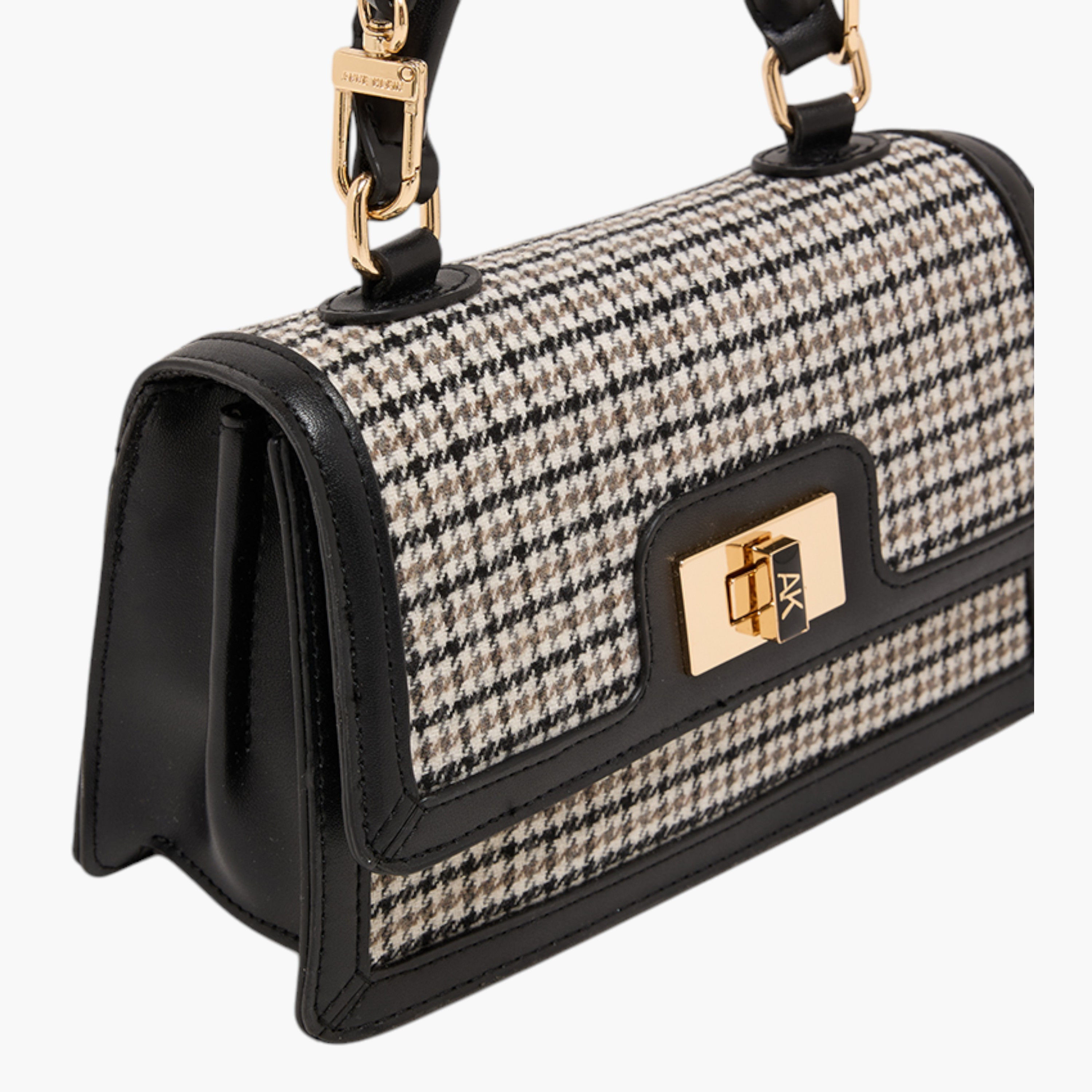 شنطة كروس بدي بتصميم مربعات هوندستوث مع حزام قابل للإزالة من آن كلاين-women-bagsandwallets-handbags-image-4