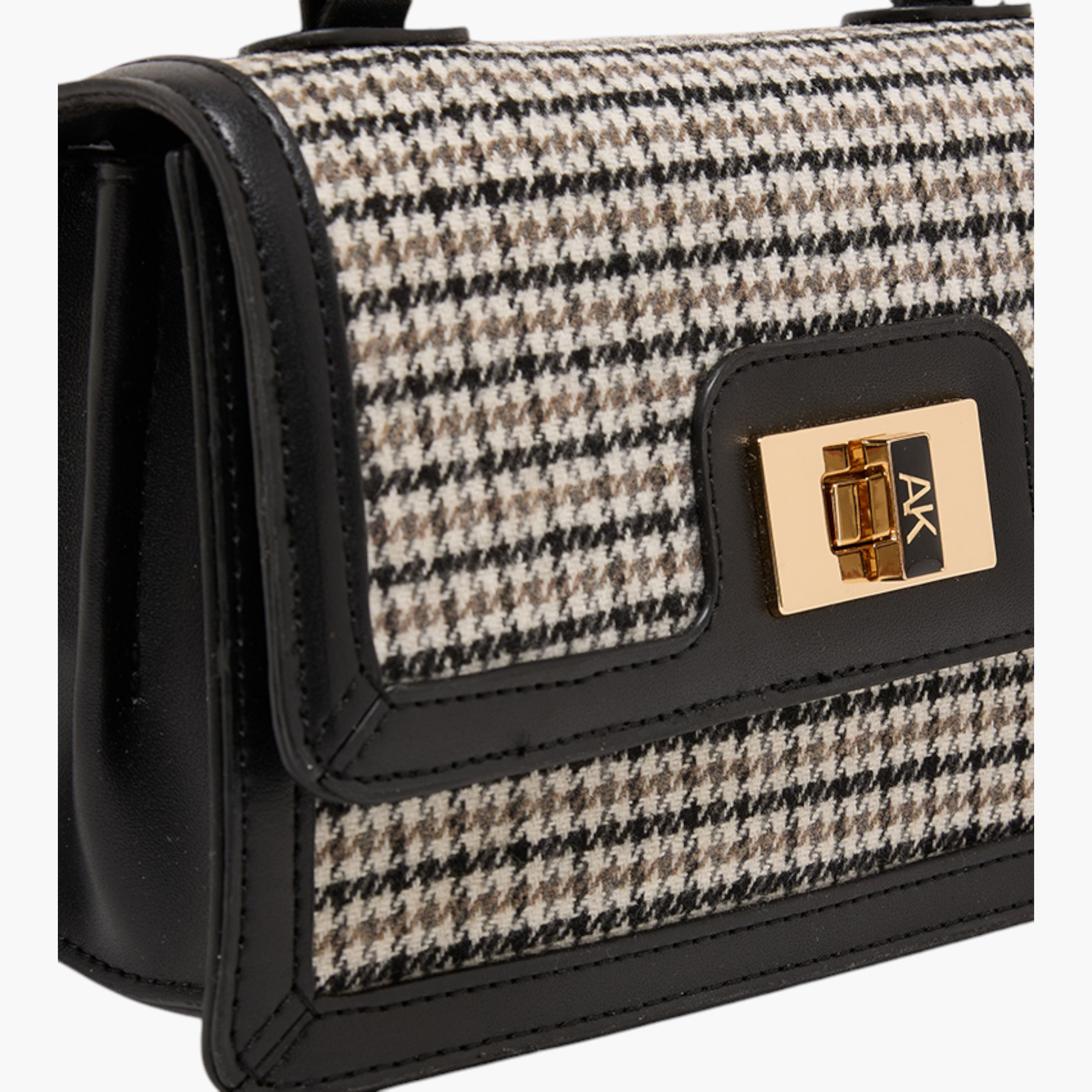 شنطة كروس بدي بتصميم مربعات هوندستوث مع حزام قابل للإزالة من آن كلاين-women-bagsandwallets-handbags-image-5