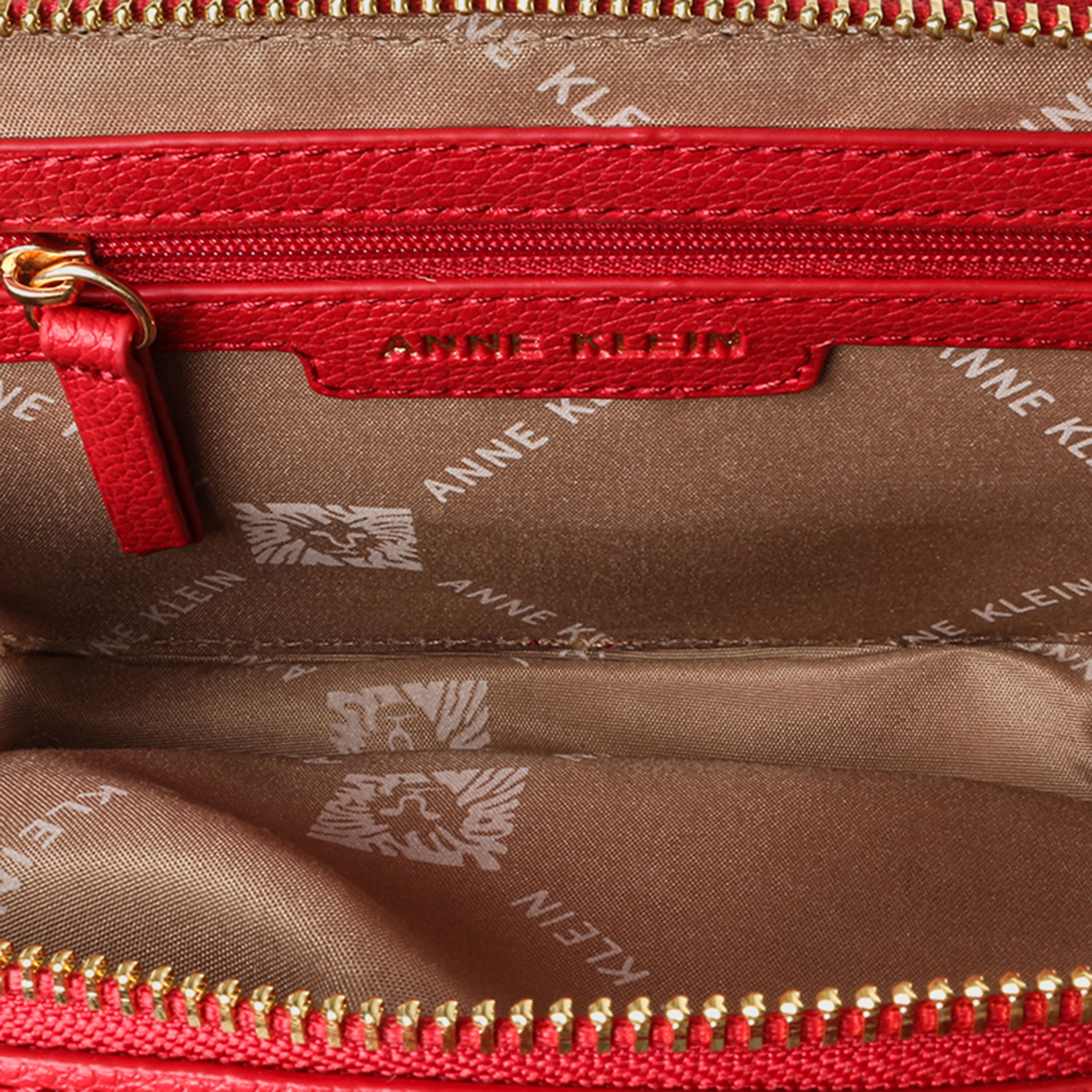 Anne Klein Embellished Crossbody Bag with Handle and Zip Closure-women-bagsandwallets-handbags-image-4