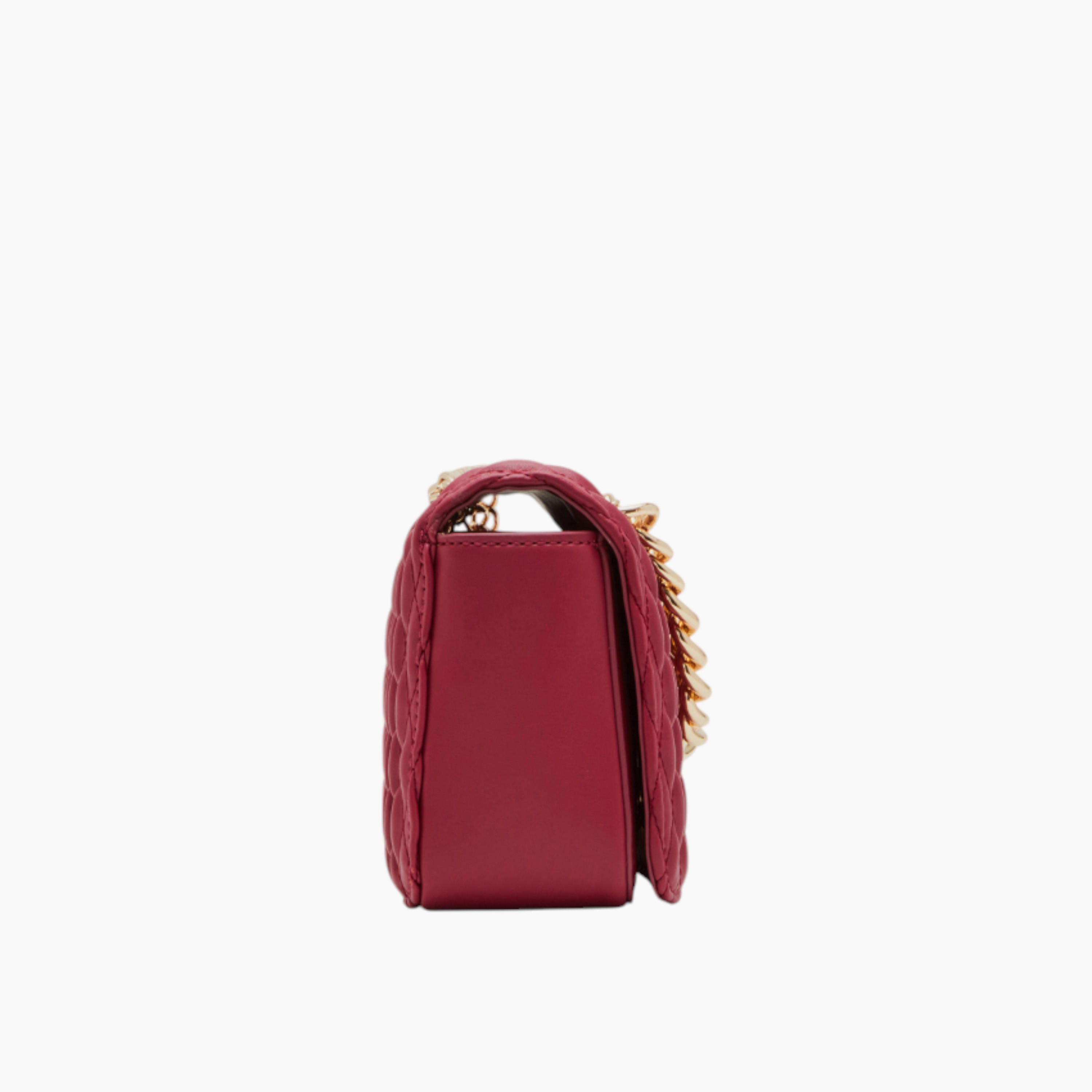شنطة كروس بودي بارزة الملمس بحزام سلسلة وطية إغلاق من آن كلاين-women-bagsandwallets-handbags-image-3