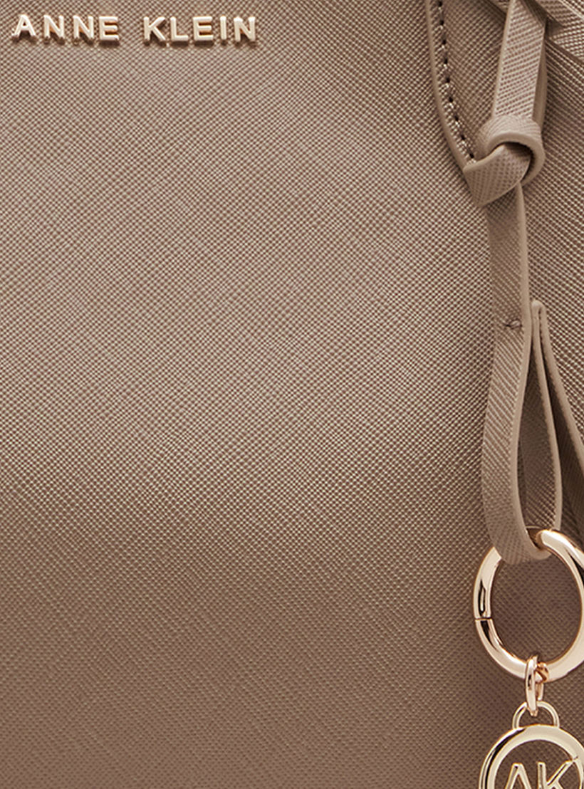 Anne Klein Textured Tote Bag with Double Handle and Button Closure-women-bagsandwallets-handbags-image-5
