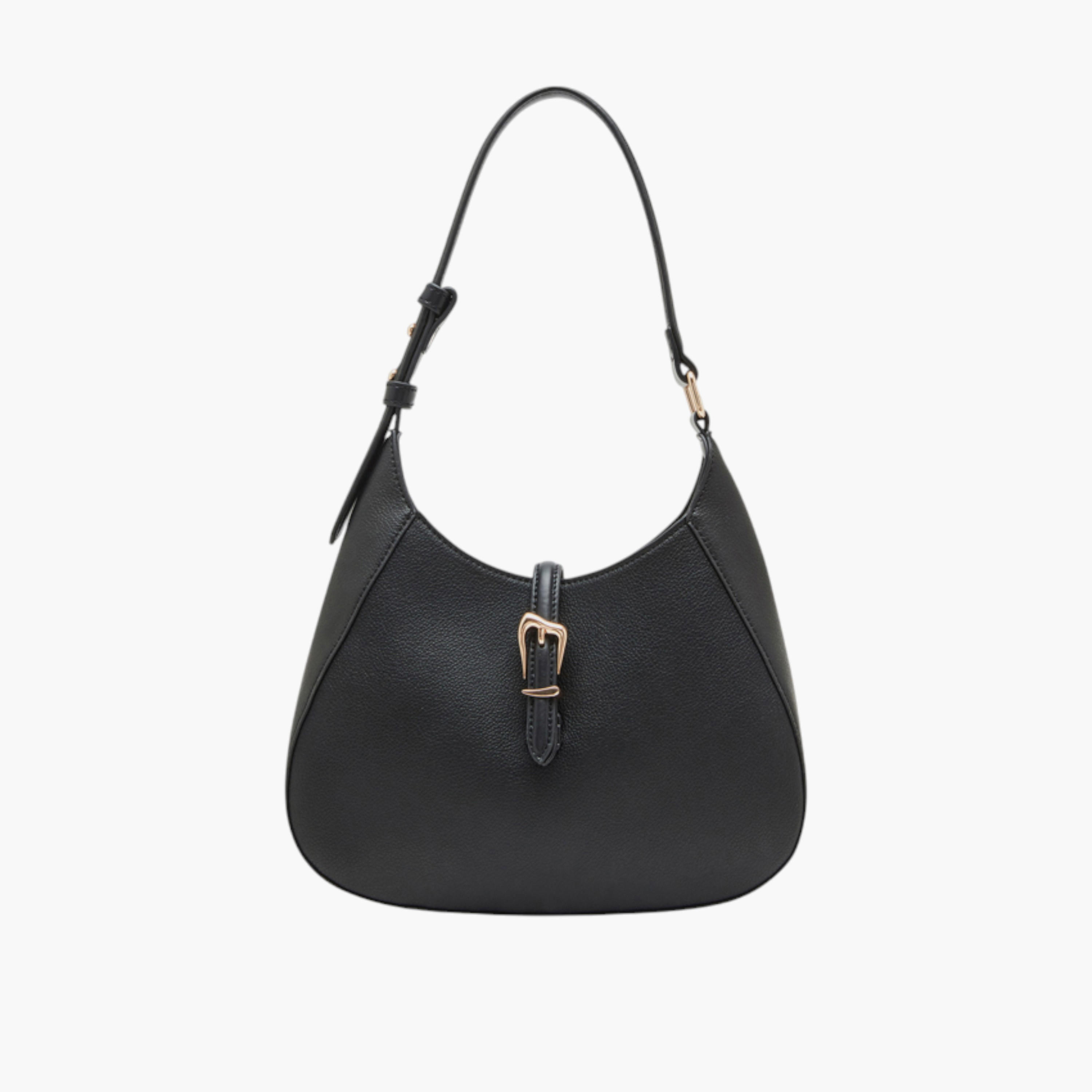 Anne Klein Textured Shoulder Bag with Adjustable Strap-women-bagsandwallets-handbags-image-1