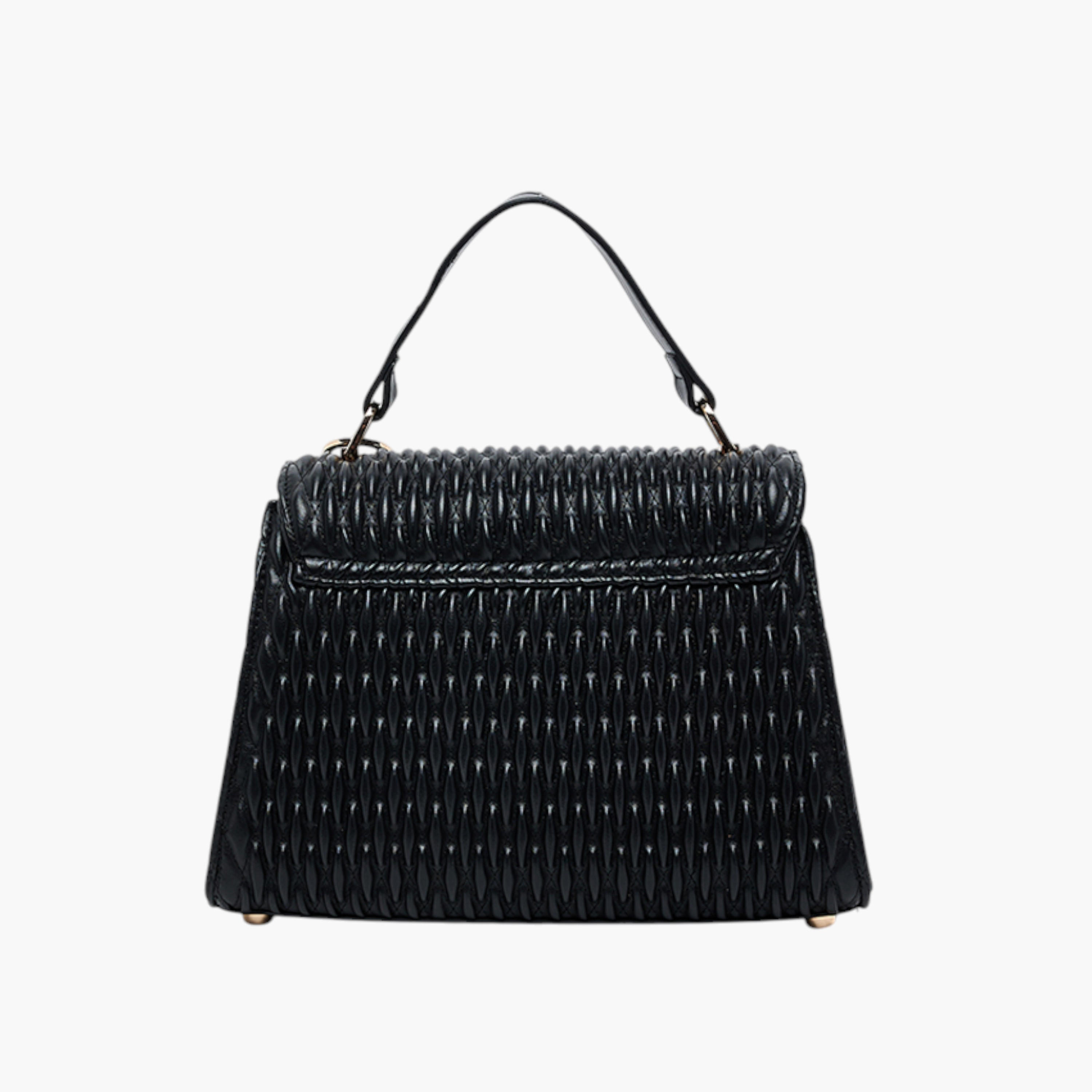 شنطة كروس بودي بارزة الملمس بطية إغلاق وحزام قابل للفصل من آن كلاين-women-bagsandwallets-handbags-image-3
