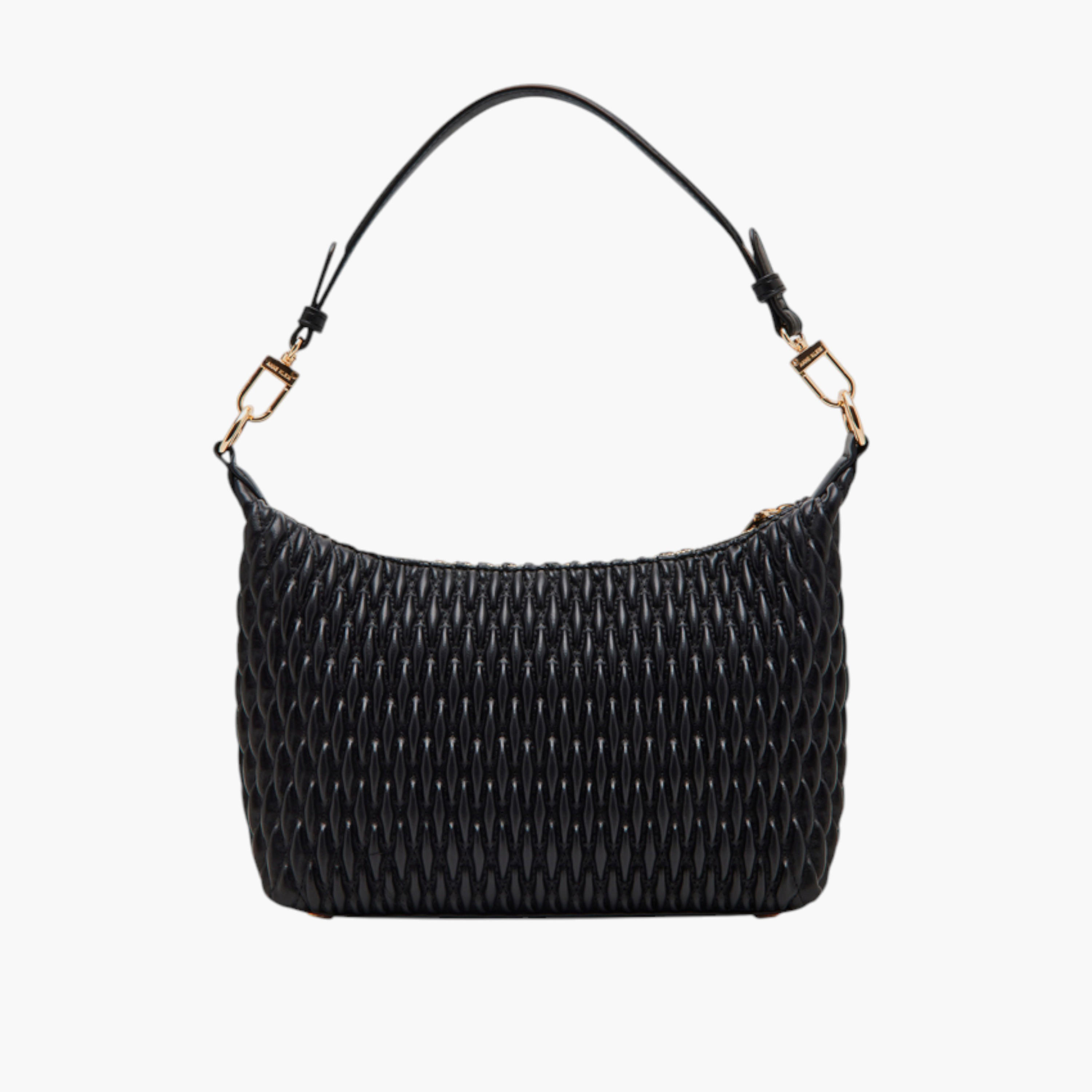 شنطة كروس بودي بارزة الملمس بسحاب إغلاق وحزام قابل للتعديل من آن كلاين-women-bagsandwallets-handbags-image-3