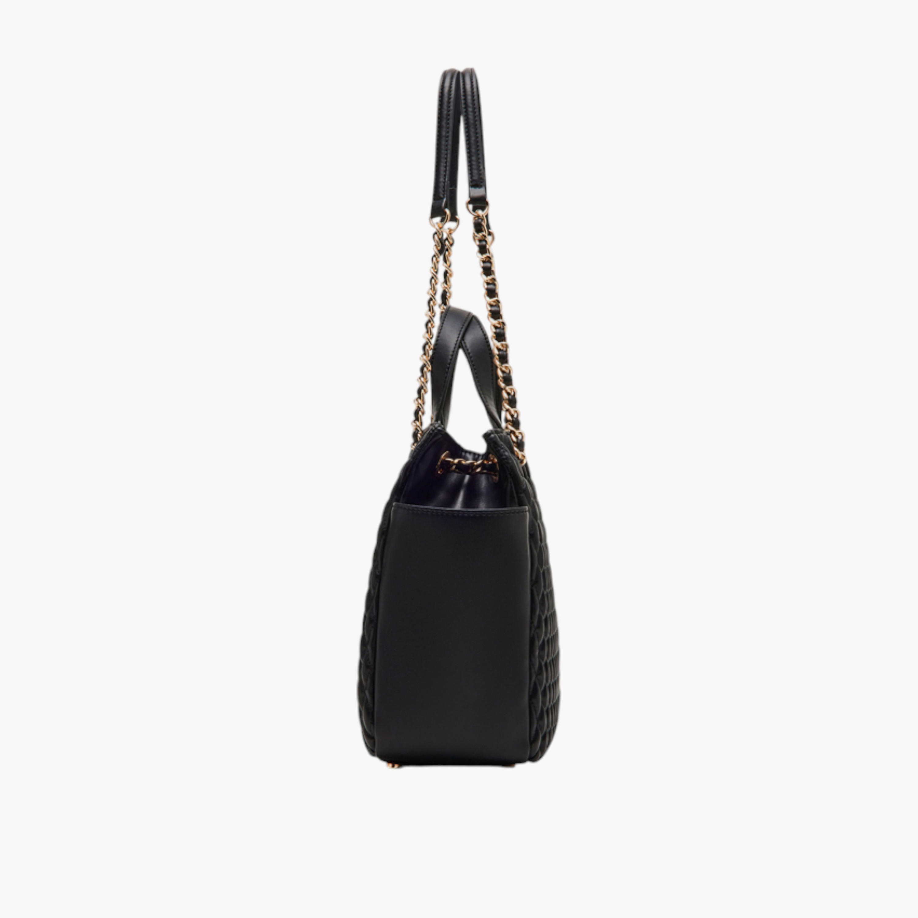 شنطة توتي بارزة الملمس بحزام سلسلة وزر إغلاق مغناطيسي من آن كلاين-women-bagsandwallets-handbags-image-3