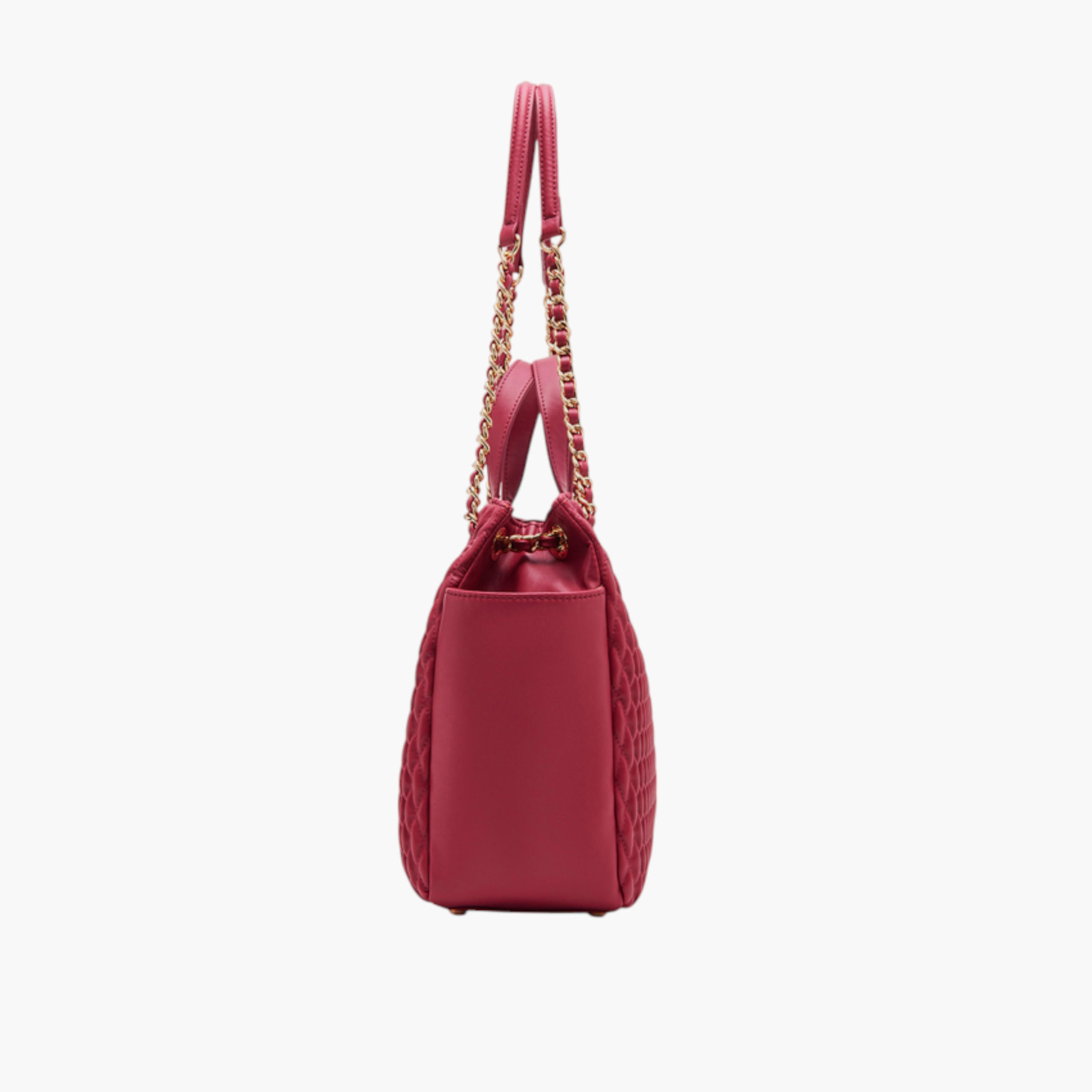 شنطة توتي مبطنة بزر إغلاق وحزام سلسلة من آن كلاين-women-bagsandwallets-handbags-image-3