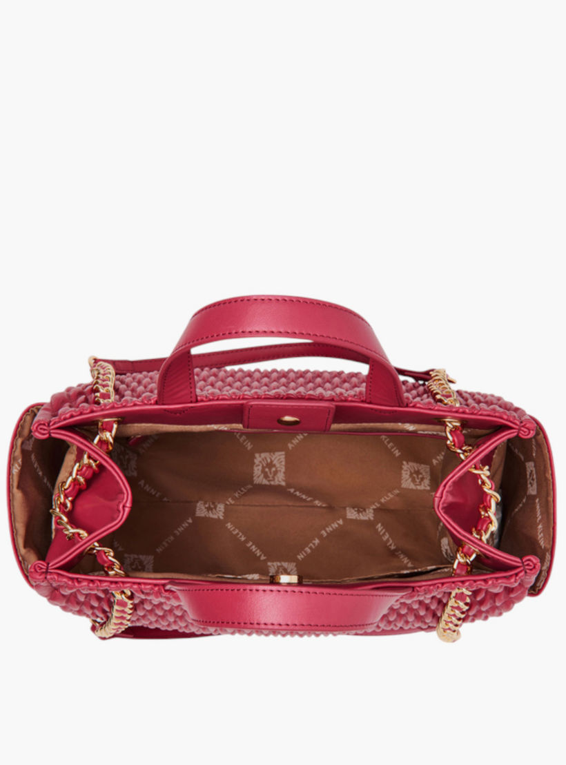 شنطة توتي مبطنة بزر إغلاق وحزام سلسلة من آن كلاين-women-bagsandwallets-handbags-image-4