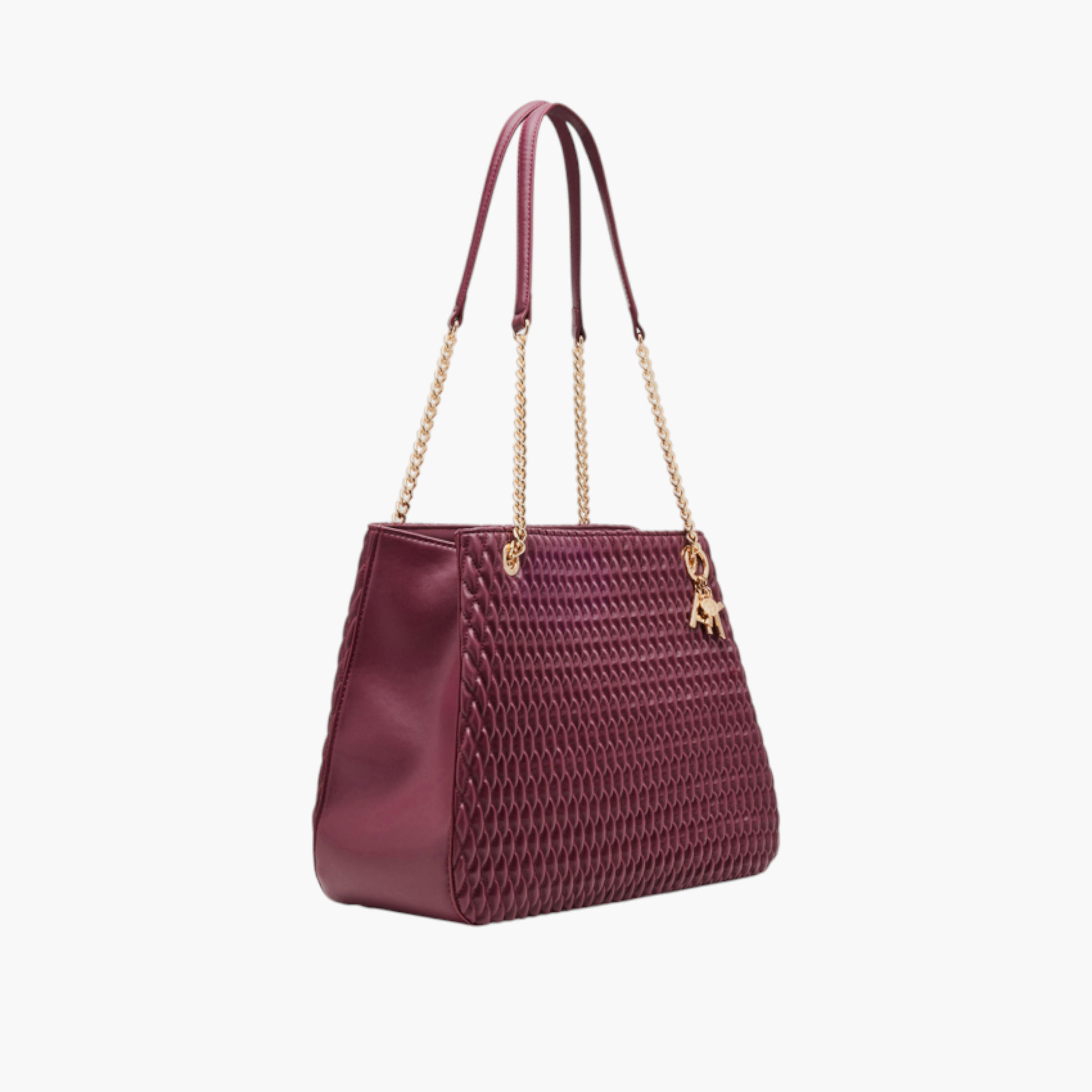 Anne Klein Textured Tote Bag with Chain Straps-women-bagsandwallets-handbags-image-5