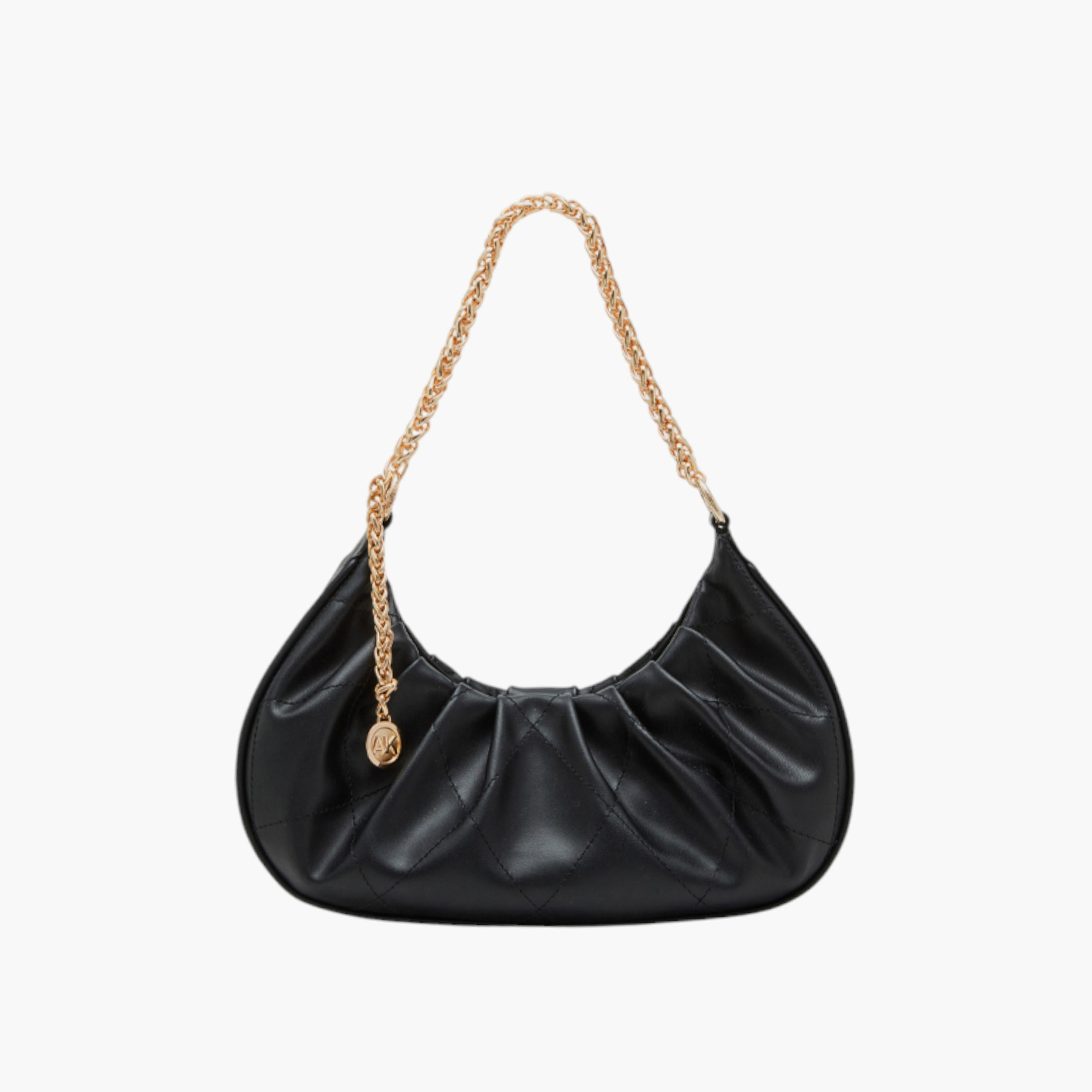 شنطة كتف بكسرات وحزام سلسلة وزر إغلاق من آن كلاين-women-bagsandwallets-handbags-image-1