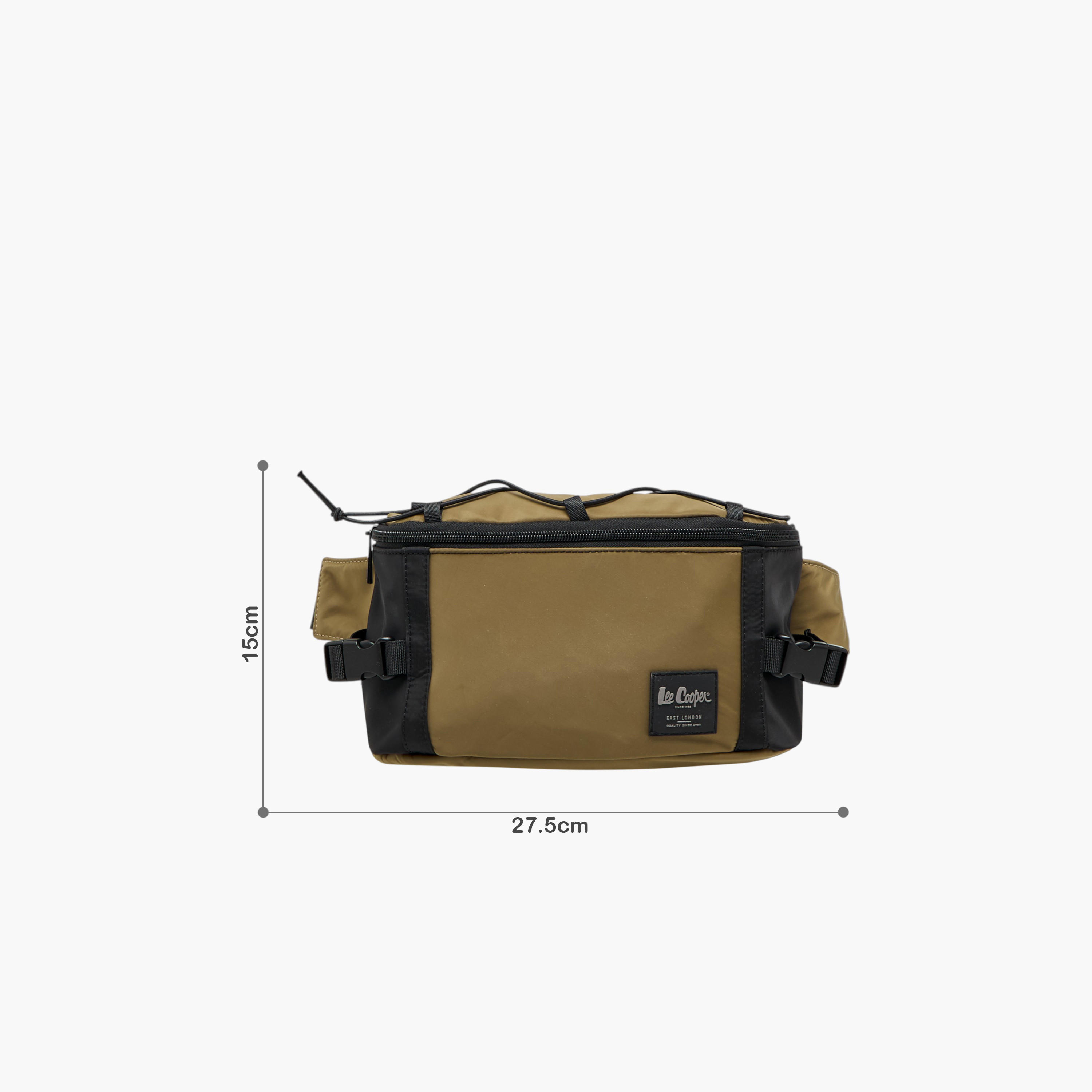 Lee Cooper Men's Solid Polyester Waist Bag-men-bags-image-2