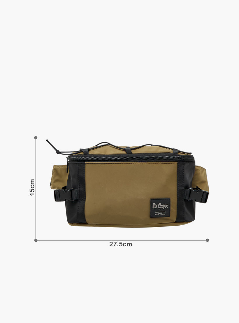 Lee Cooper Men's Solid Polyester Waist Bag-men-bags-image-2