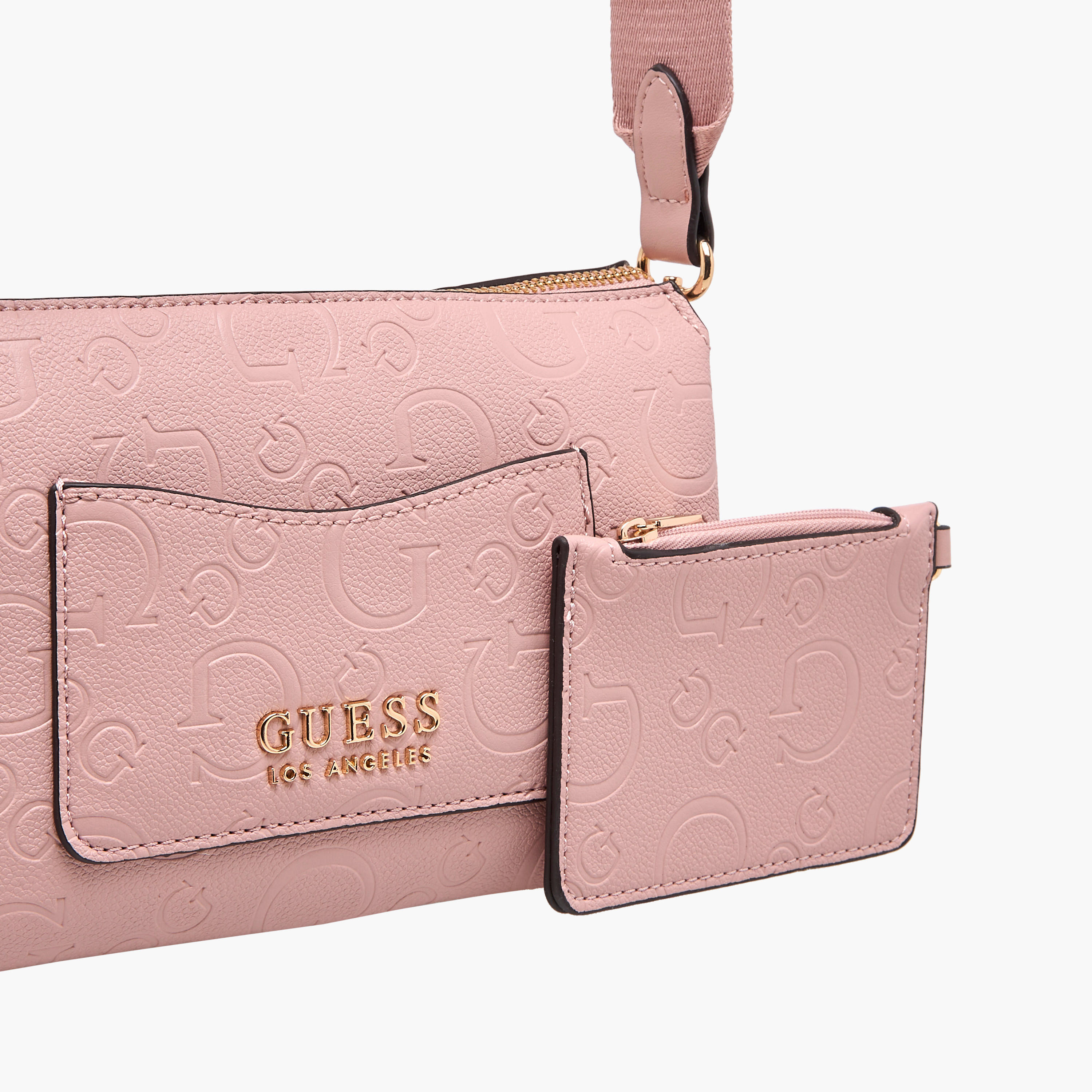 Guess Niko Monogram Embossed Crossbody Bag with Card and Pouch Set-women-bagsandwallets-handbags-image-5