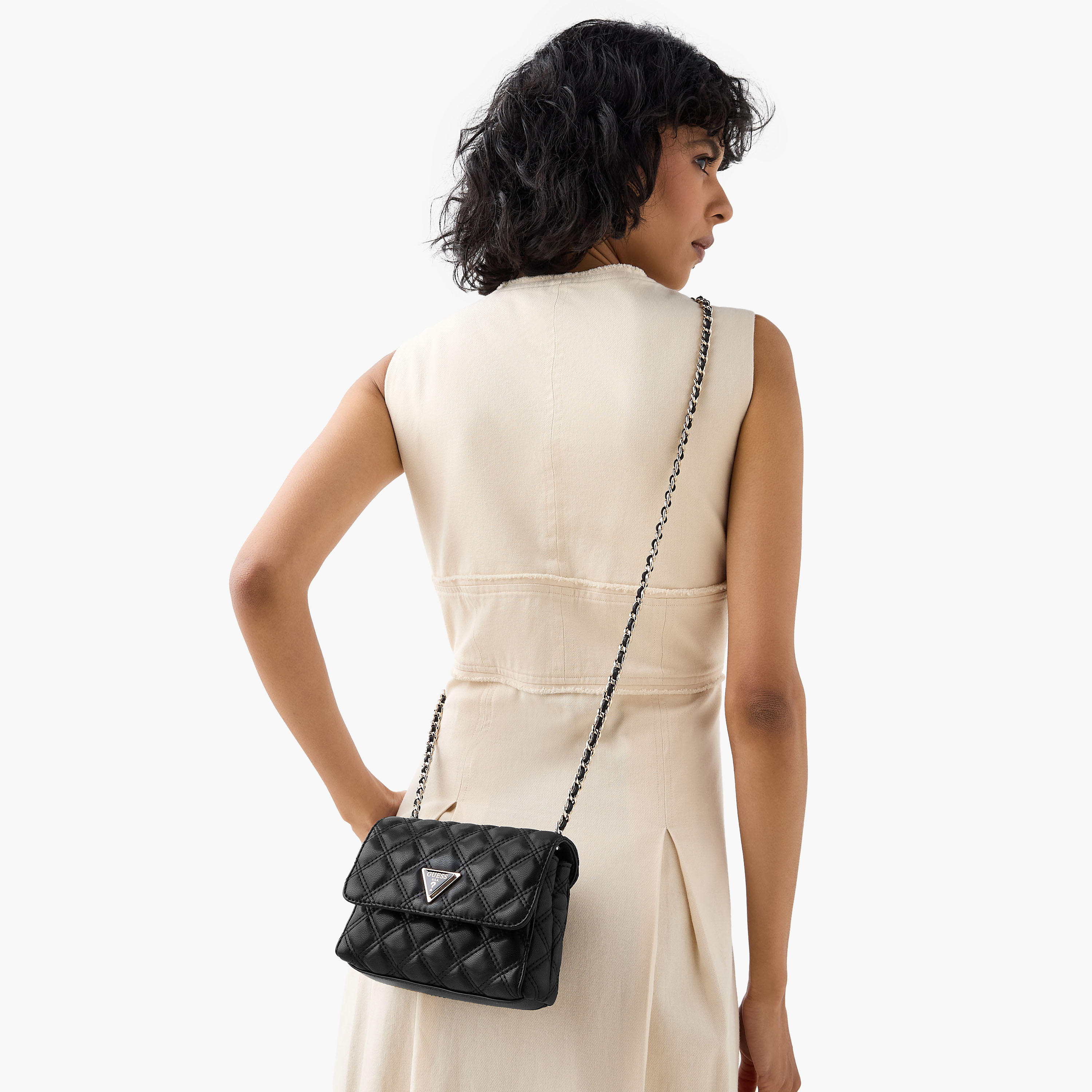 Guess Niko Quilted Crossbody Bag with Chain Strap-women-bagsandwallets-handbags-image-8