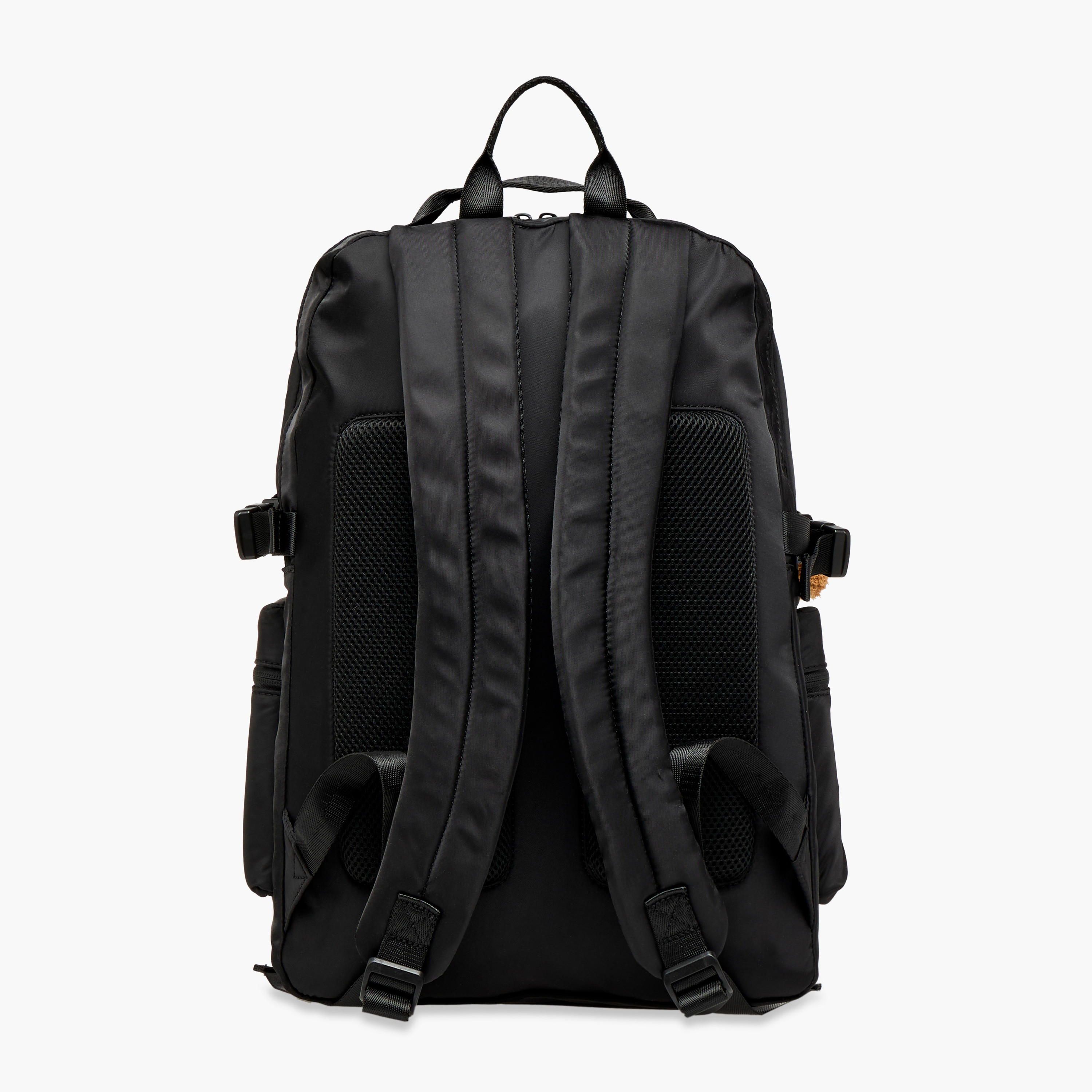 Missy Solid Backpack with Adjustable Shoulder Straps and Zip Closure - 29x32x48 cms-women-bagsandwallets-backpacks-image-3