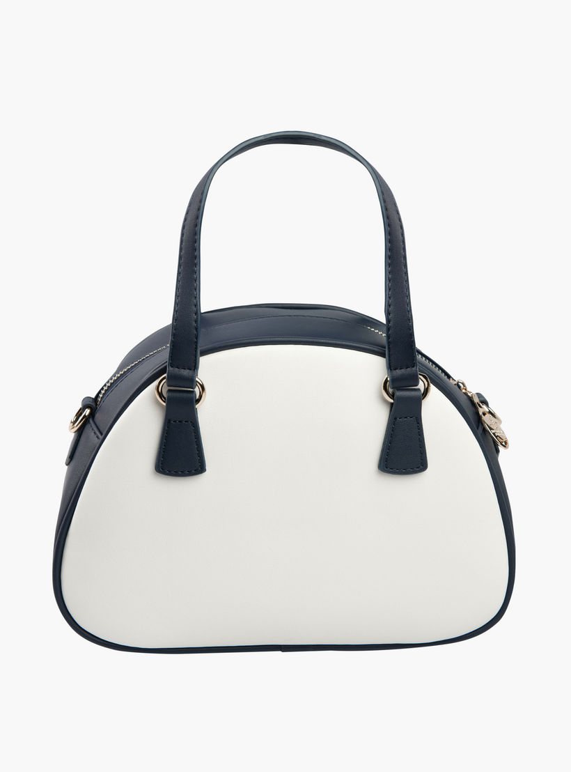 Beverly Hills Polo Club Logo Detail Sling Bag with Zip Closure and Detachable Strap-women-bagsandwallets-handbags-image-2