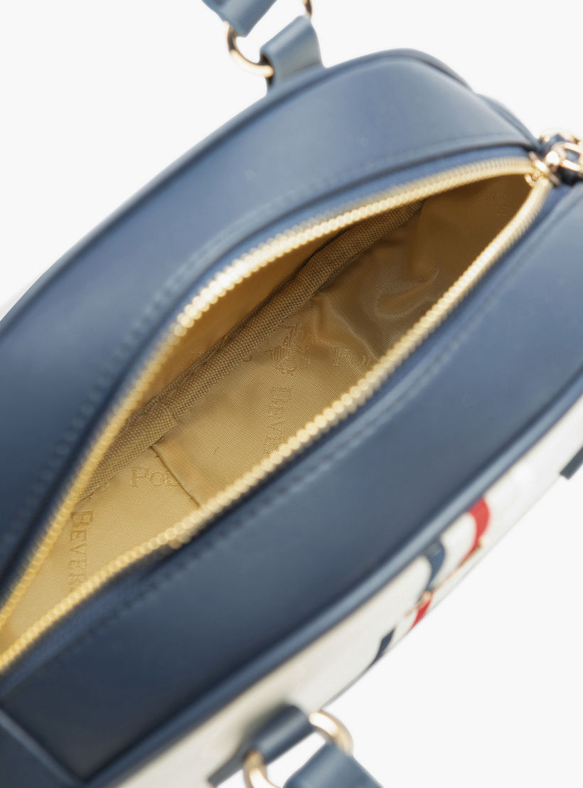 Beverly Hills Polo Club Logo Detail Sling Bag with Zip Closure and Detachable Strap-women-bagsandwallets-handbags-image-6