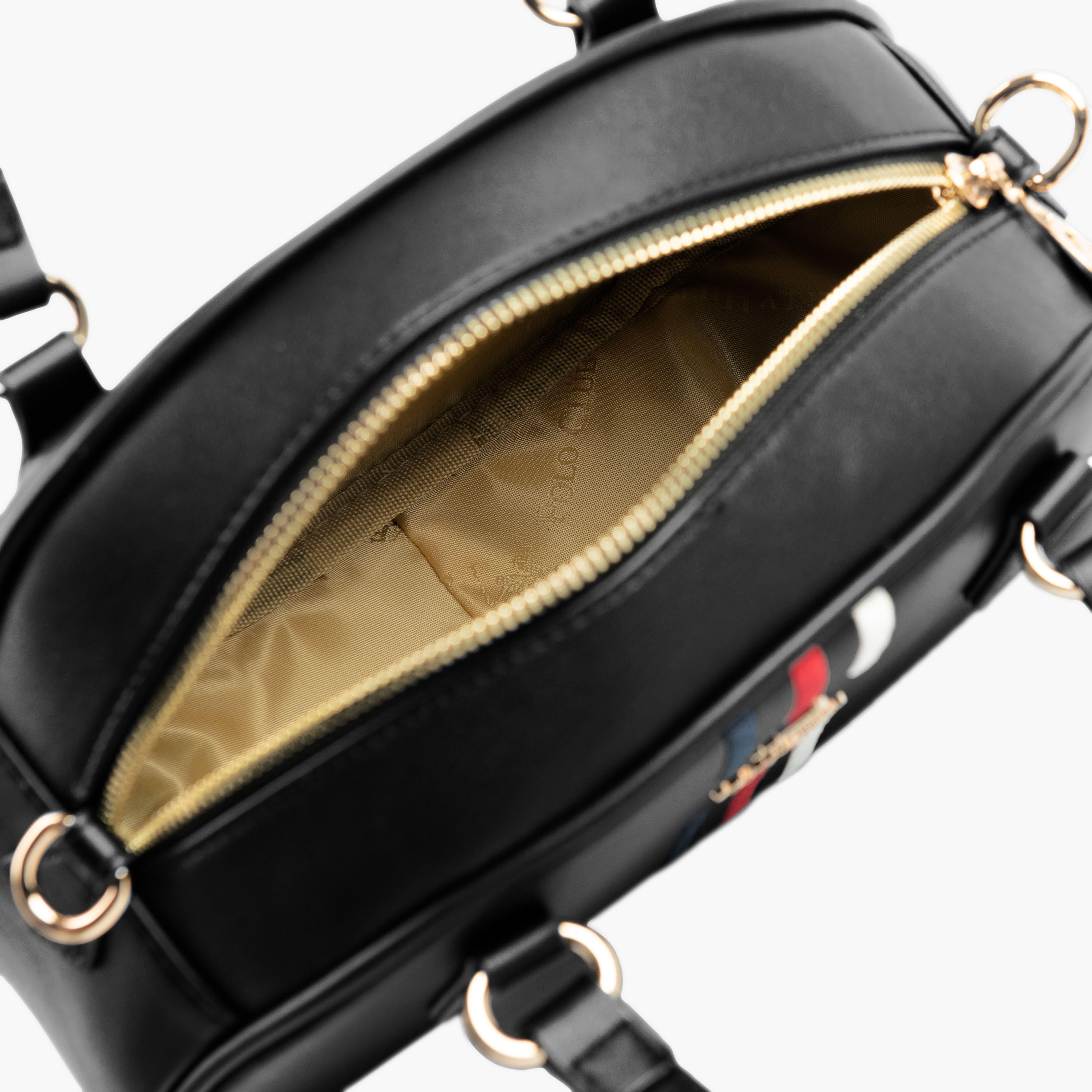 شنطة بسحاب إغلاق وحزام قابل للفصل وتفاصيل شعار من بيفرلي هيلز بولو كلوب-women-bagsandwallets-handbags-image-6