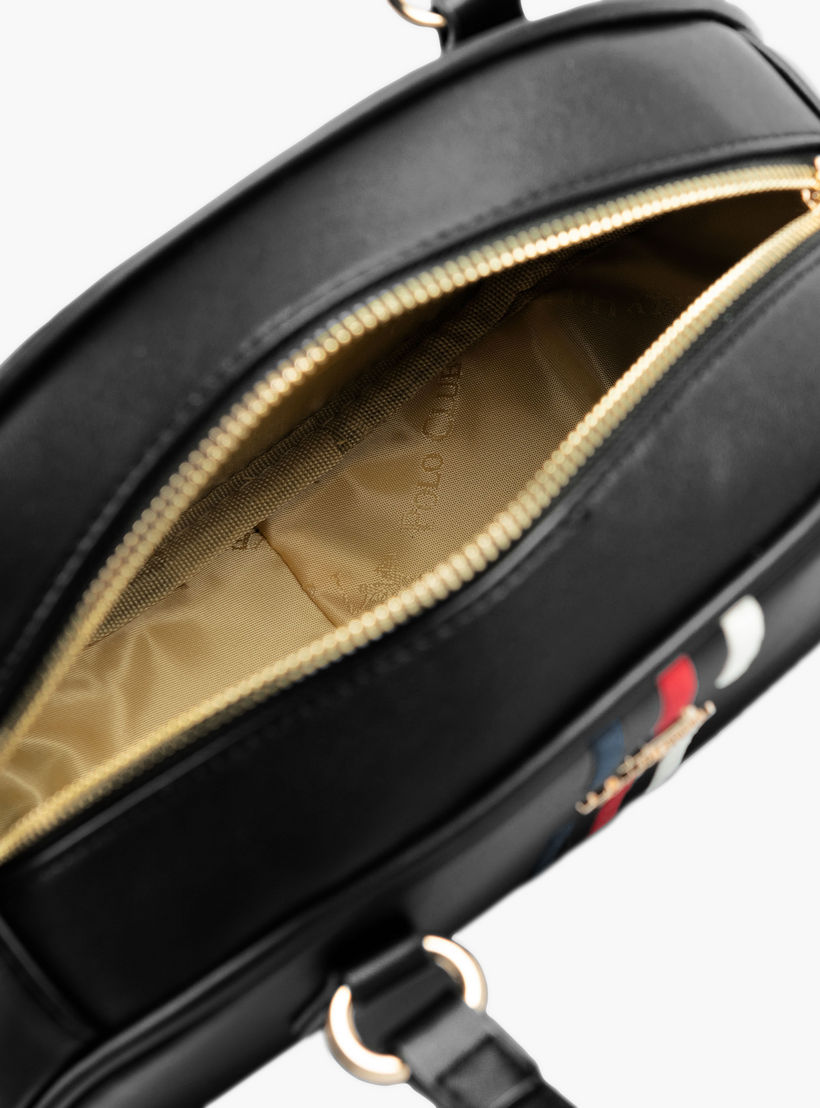 شنطة بسحاب إغلاق وحزام قابل للفصل وتفاصيل شعار من بيفرلي هيلز بولو كلوب-women-bagsandwallets-handbags-image-6