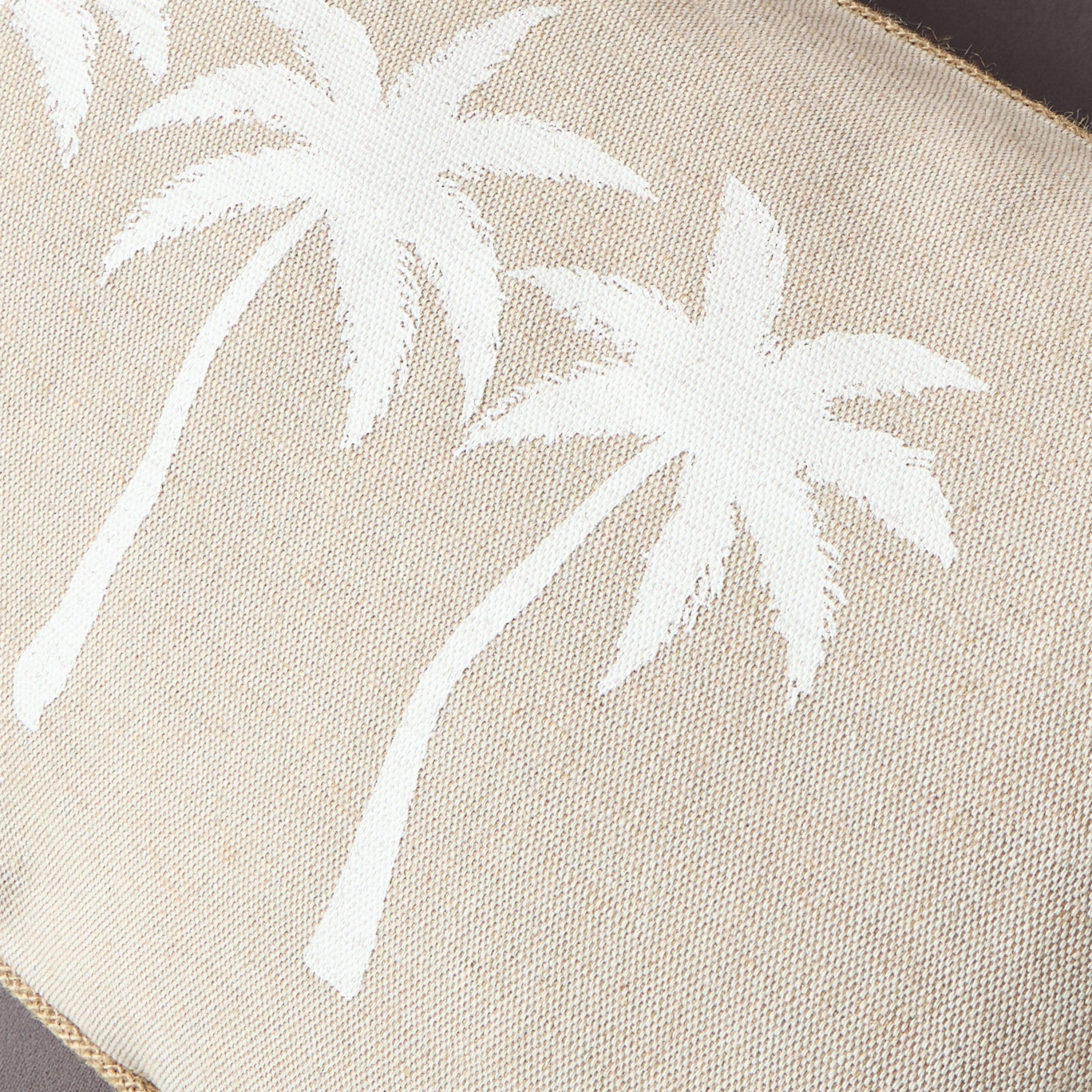 Palm Tree Print Decorative Filled Cushion - 30x50 cms-household-cushionsandthrows-filledcushions-decorativecushions-image-3