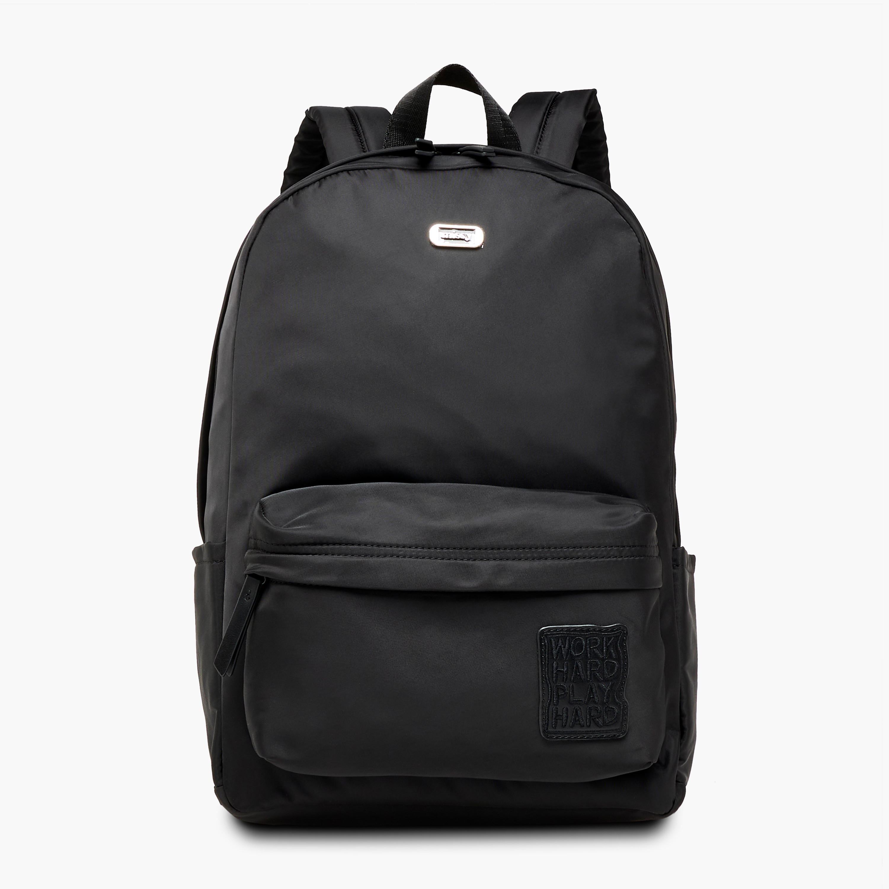 Missy Applique Detail Backpack with Adjustable Straps and Zip Closure - 11x32x42 cm-men-bags-image-1
