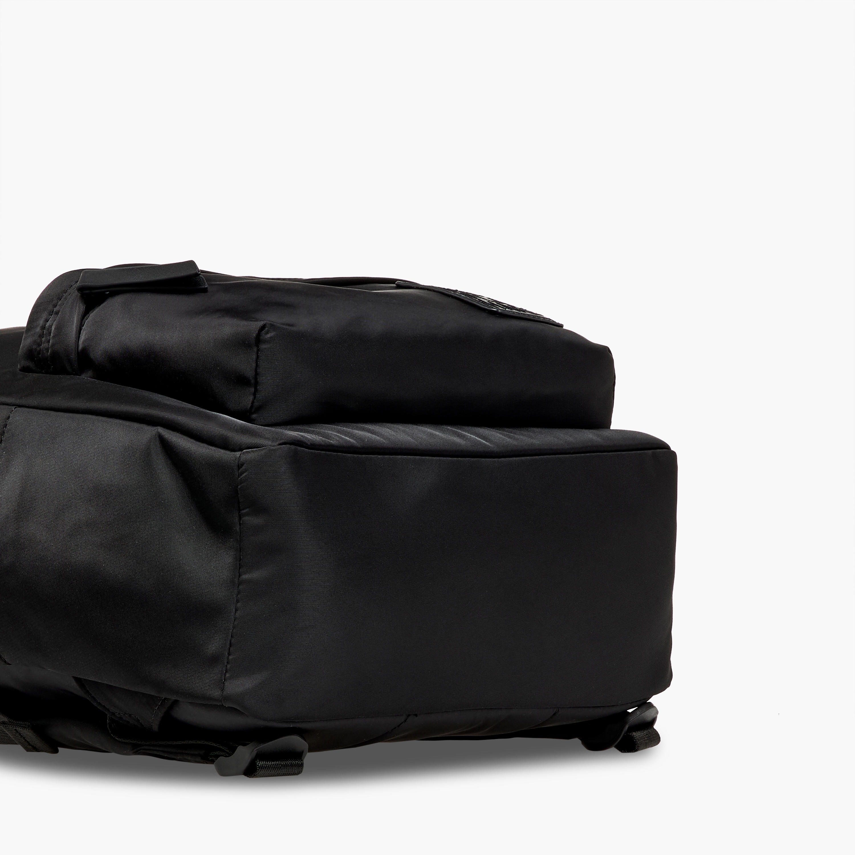 Missy Applique Detail Backpack with Adjustable Straps and Zip Closure - 11x32x42 cm-men-bags-image-6