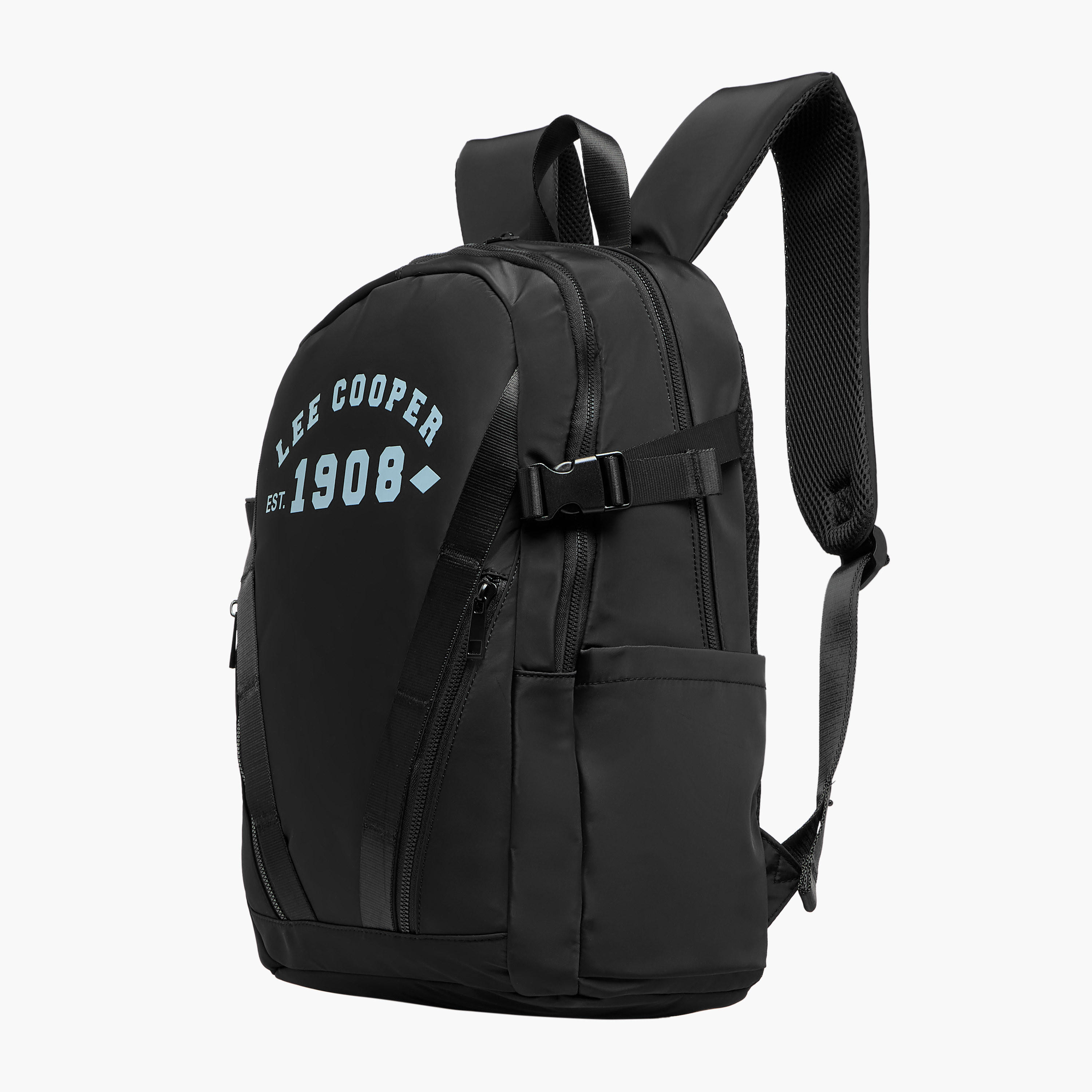 شنطة ظهر بطبعات وأحزمة قابلة للتعديل وسحاب إغلاق من لي كوبر - 16xX33X47 سم-men-bags-image-3