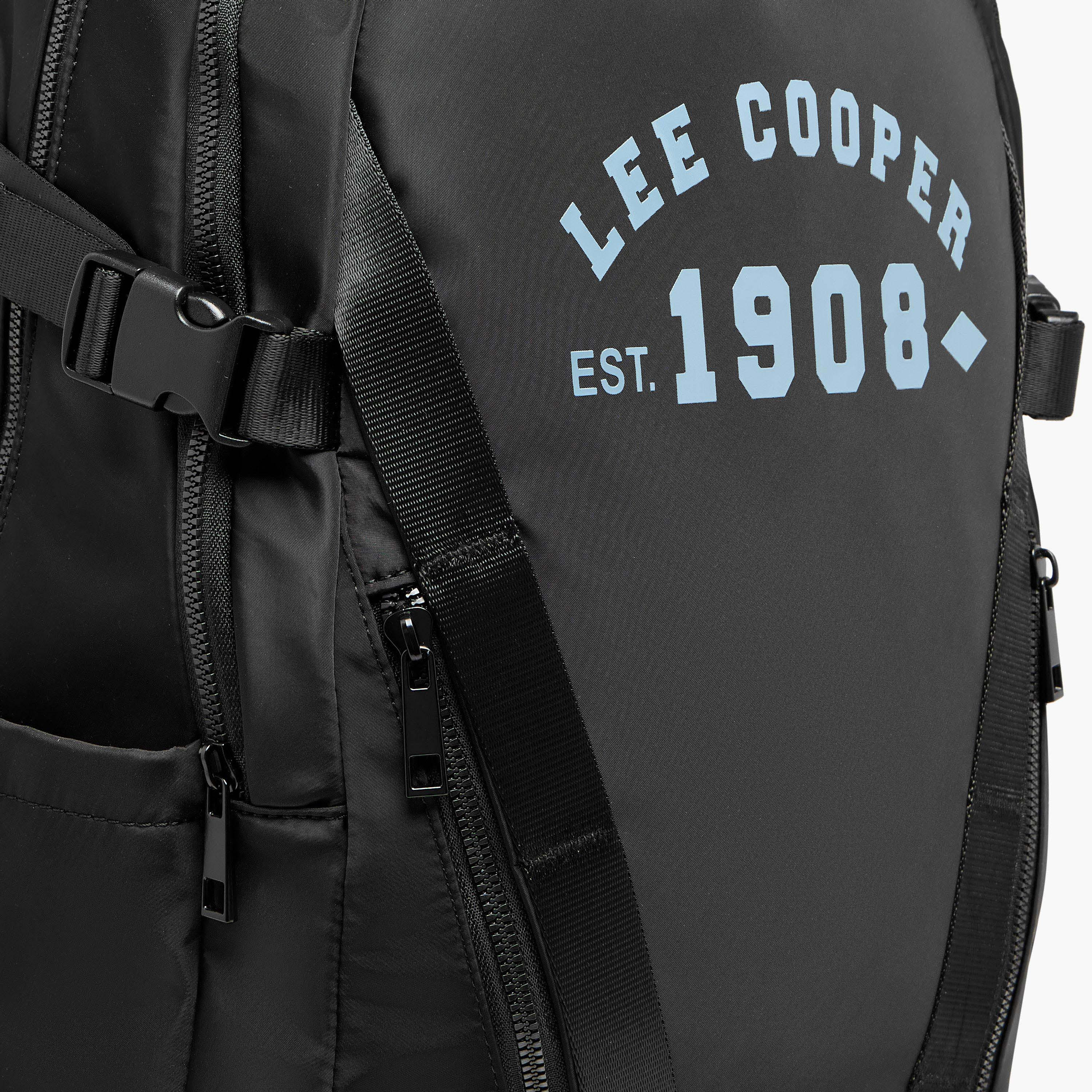 شنطة ظهر بطبعات وأحزمة قابلة للتعديل وسحاب إغلاق من لي كوبر - 16xX33X47 سم-men-bags-image-6