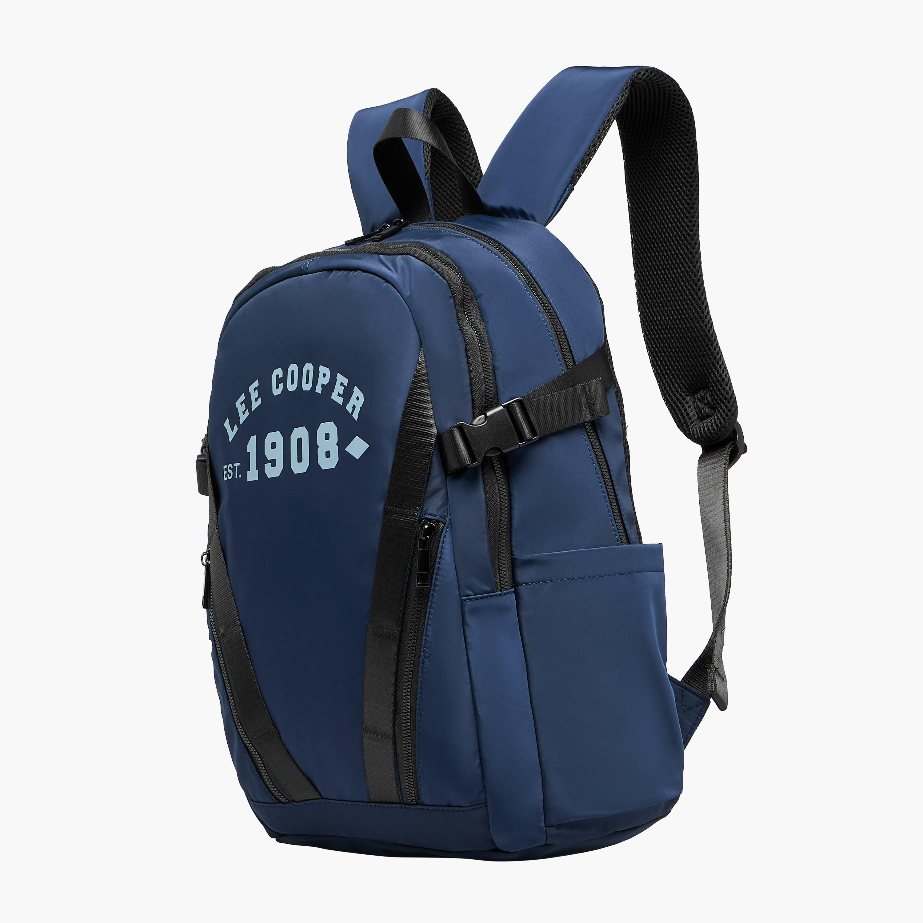 شنطة ظهر بطبعات وأحزمة قابلة للتعديل وسحاب إغلاق من لي كوبر - 16xX33X47 سم-men-bags-image-3